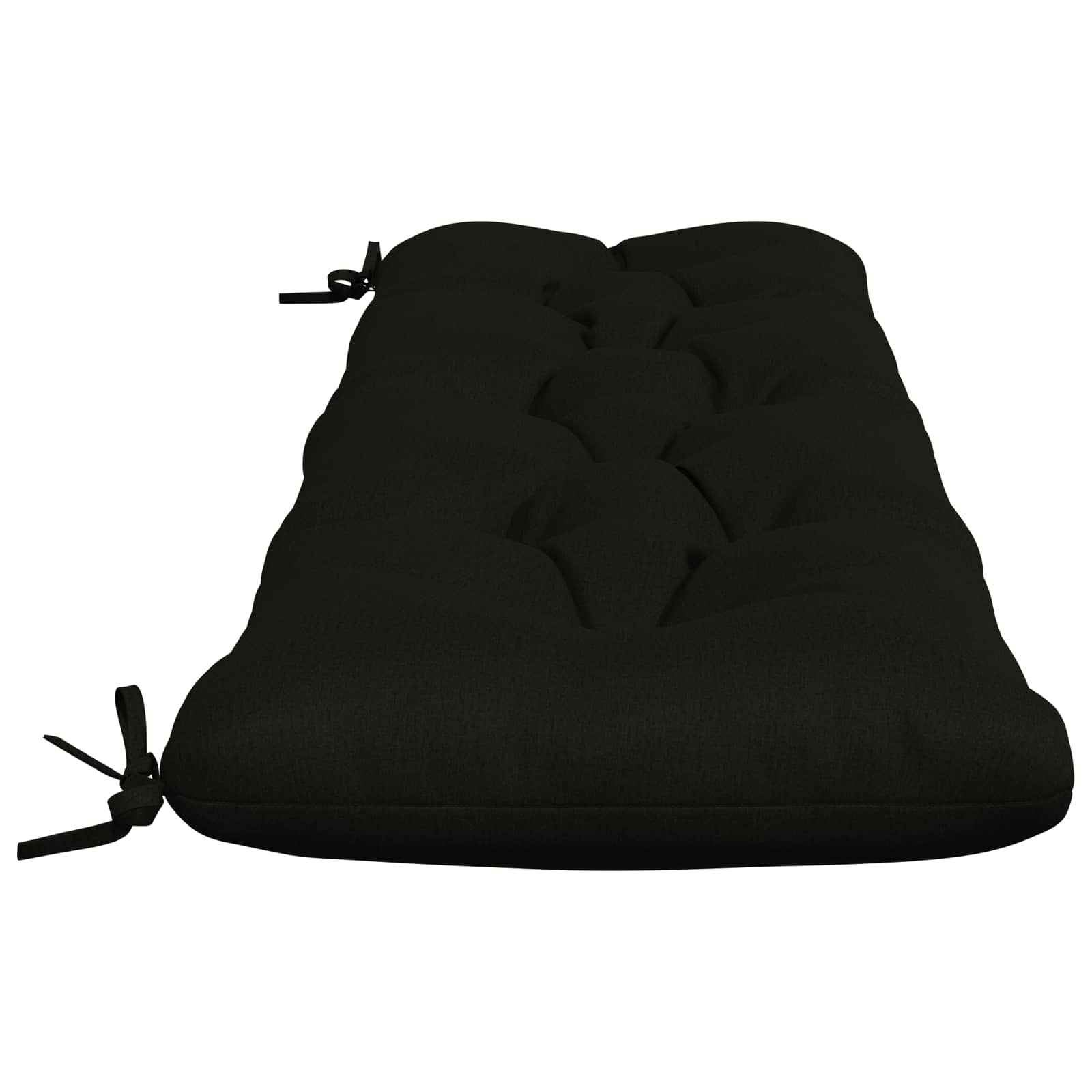 Blazina za klop VIANEN 100% poliester Črna 150 x 40 x 12 cm