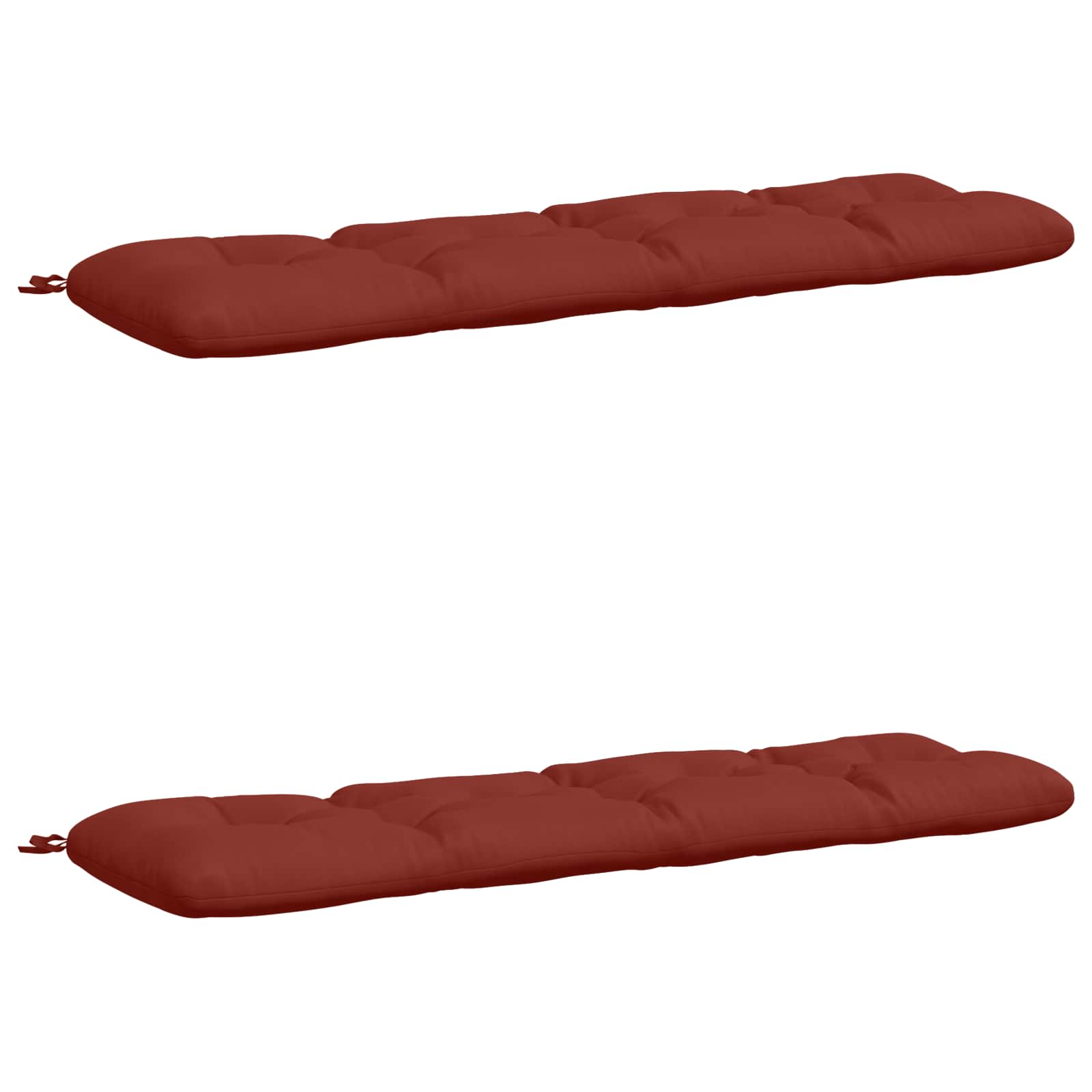 2-delige Bankkussens VIANEN 100% Polyester Rood