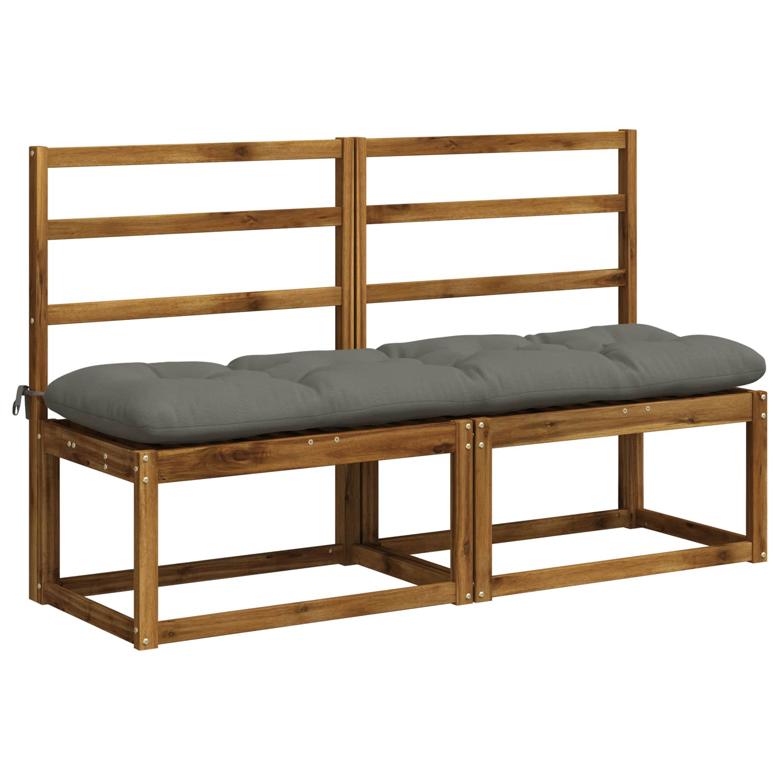 Blazina za klop VIANEN 100% poliester Siva 150 x 40 x 12 cm