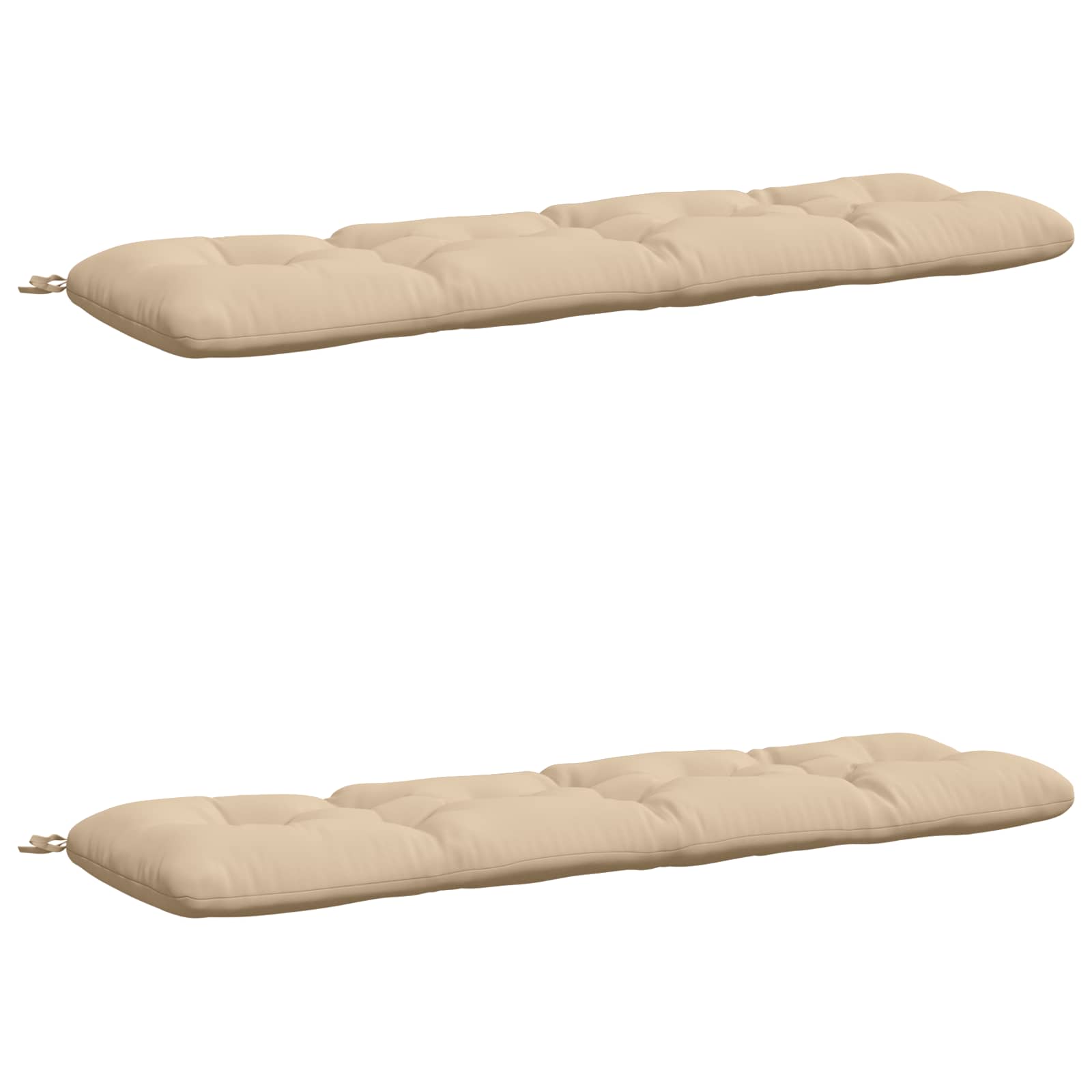Blazine za klopi VIANEN 2 kos 100% poliester Krem