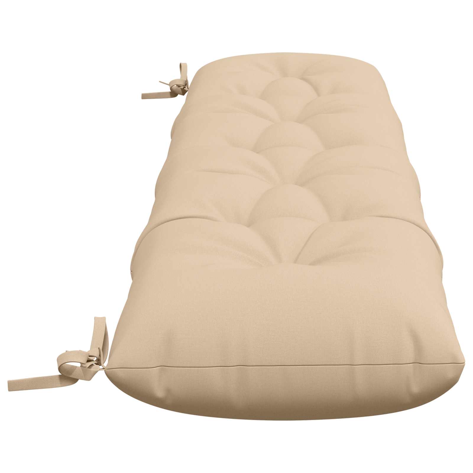 vidaXL Bankkussen VIANEN 100% Polyester Crèmekleurig 160 x 30 x 12 cm, foto 4