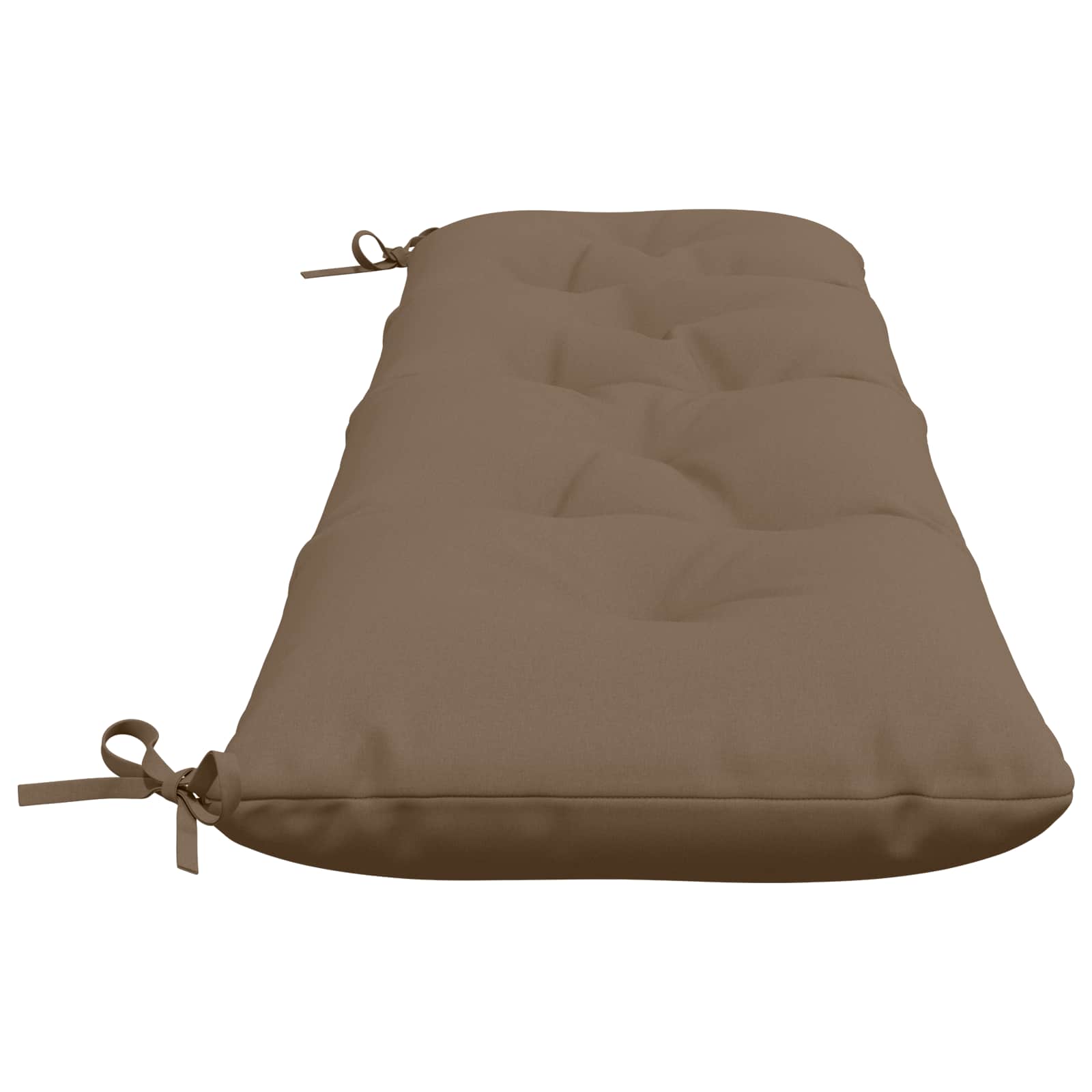 Bankkussen VIANEN 100% Polyester Taupe 160 x 40 x 12 cm