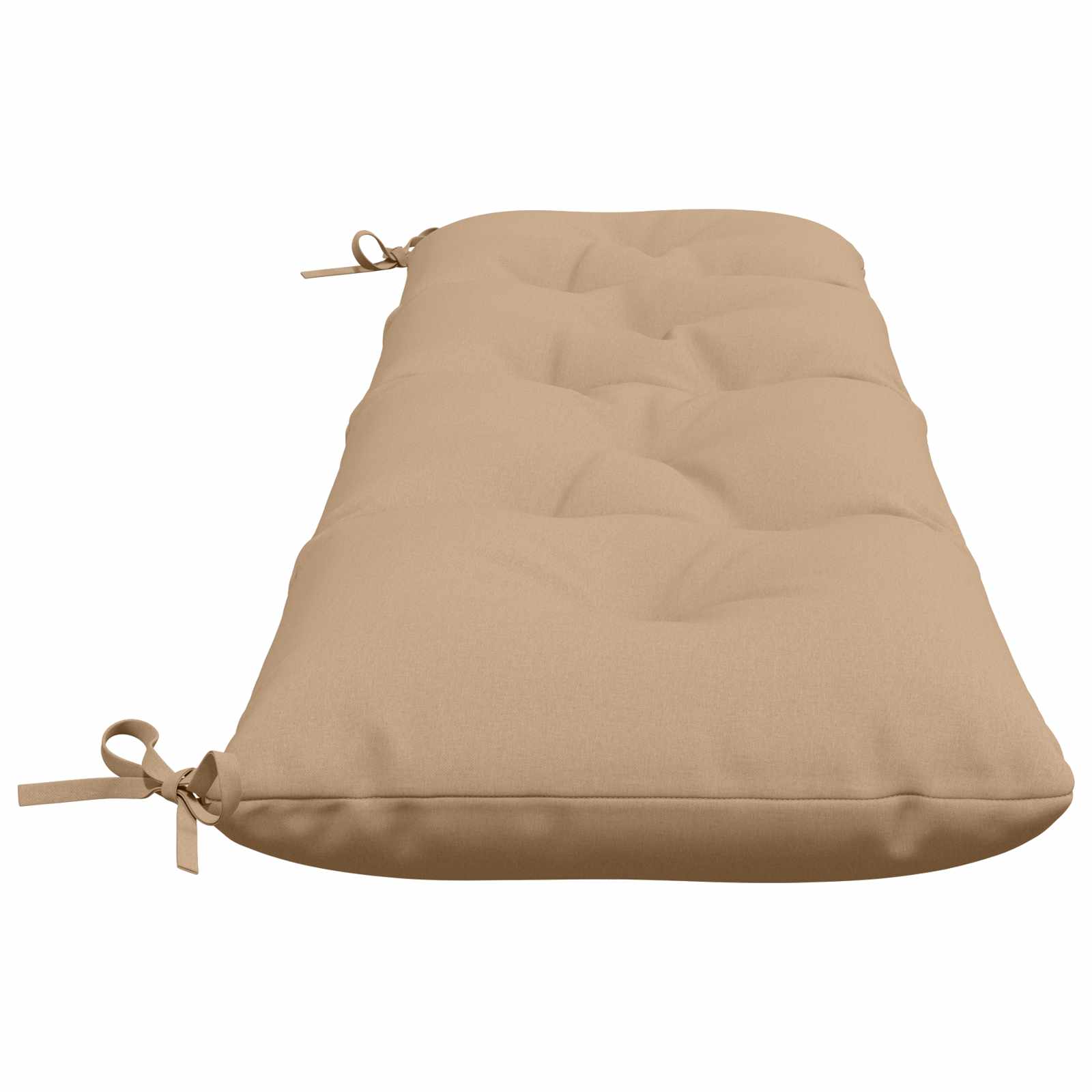 Bankkussen VIANEN 100% Polyester Zand 160 x 40 x 12 cm