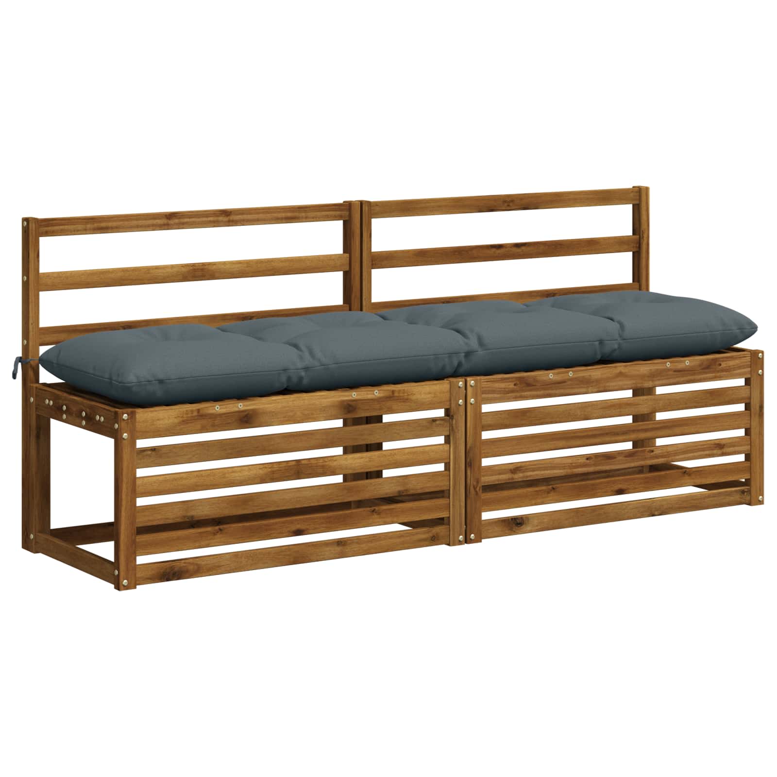 Blazina za klop VIANEN 100% poliester Modra 160 x 40 x 12 cm