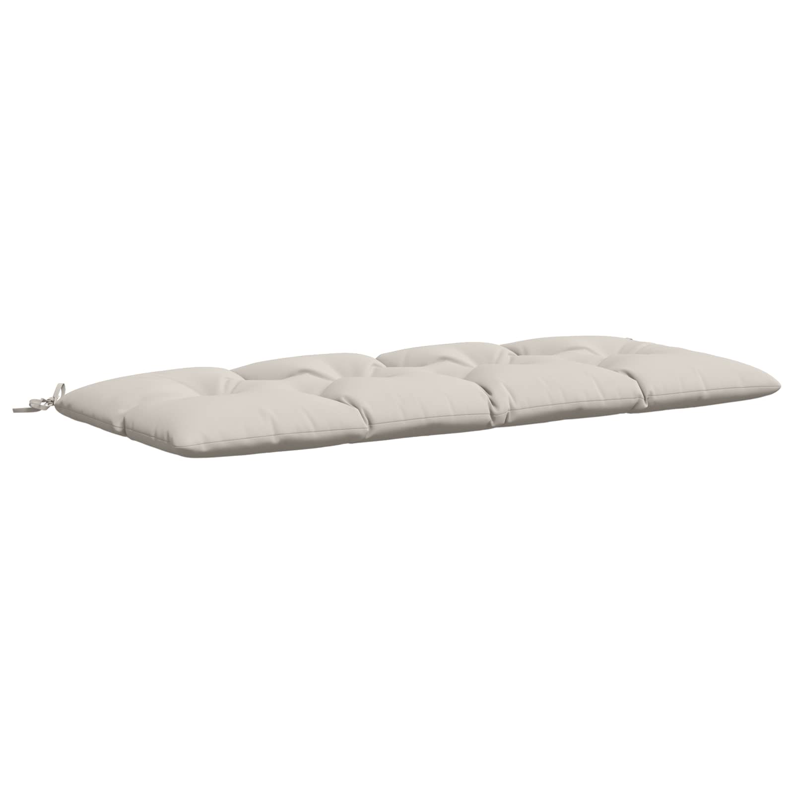 vidaXL Vankúš na lavičku VIANEN 100% polyester Biela 160 x 60 x 12 cm