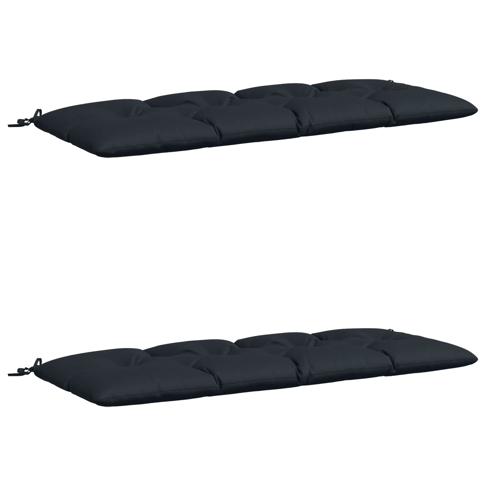 vidaXL Polstry na lavice VIANEN 2 ks 100% polyester Tmavě modrá