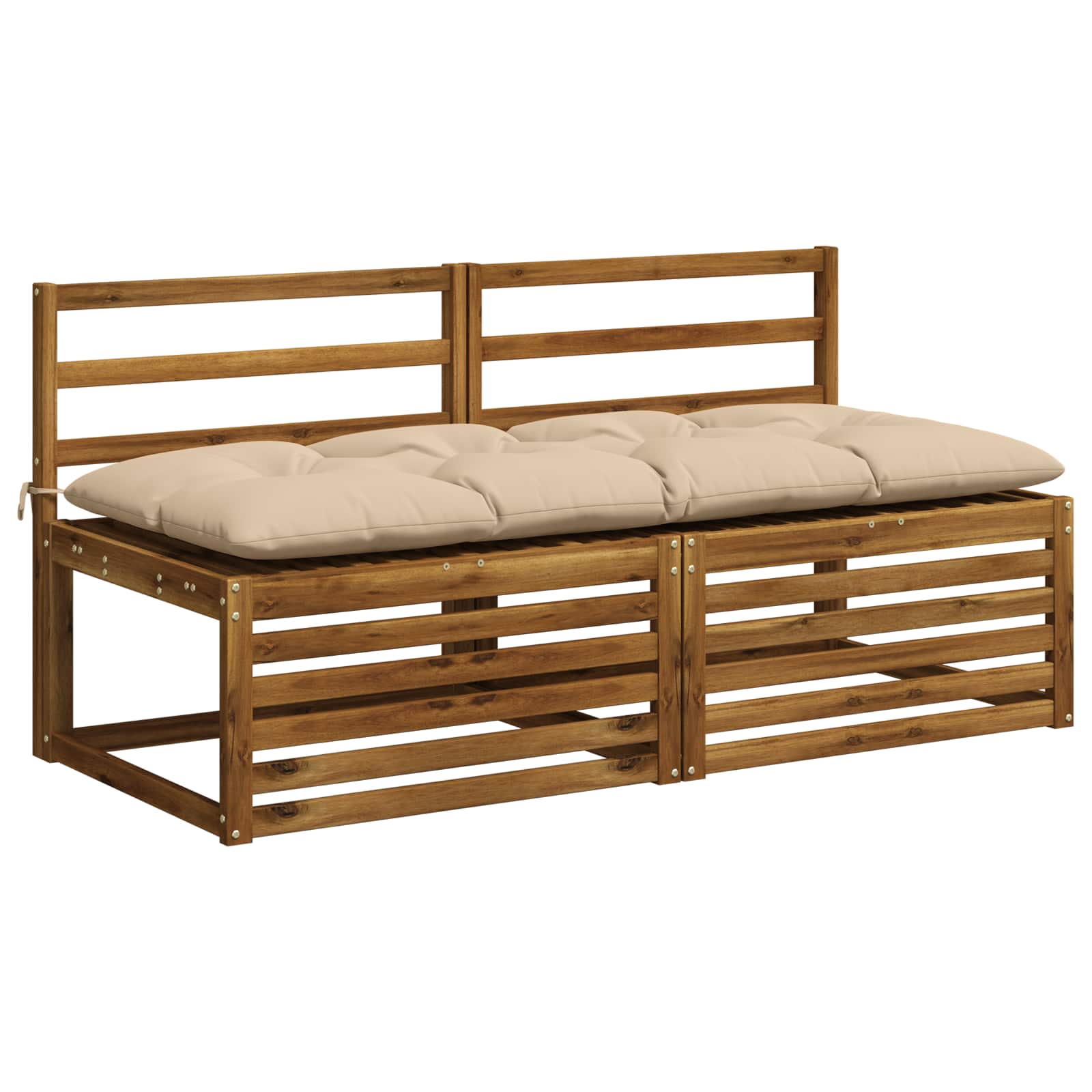 Blazina za klop VIANEN 100% poliester Krem 160 x 60 x 12 cm