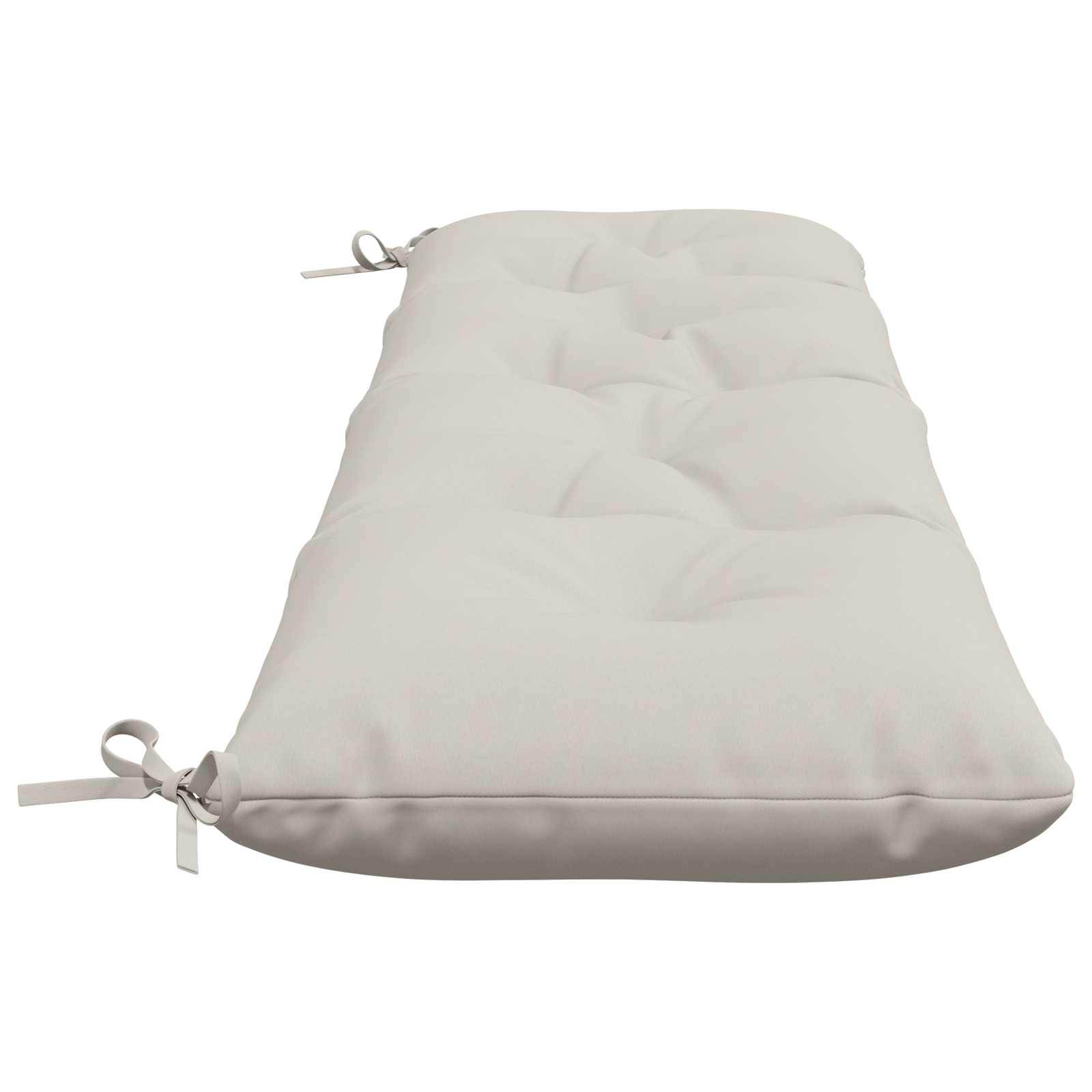 Blazina za klop VIANEN 100% poliester Bela 170 x 40 x 12 cm