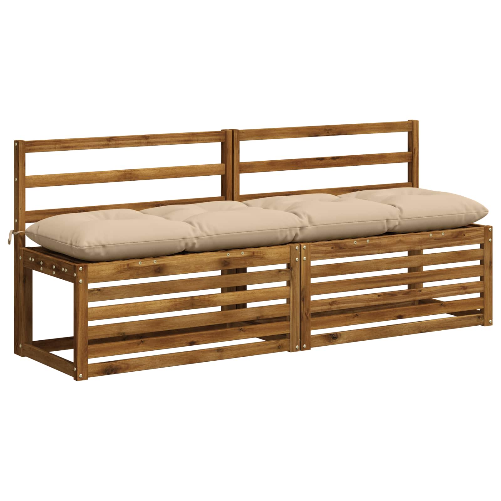 Blazina za klop VIANEN 100% poliester Krem 170 x 40 x 12 cm