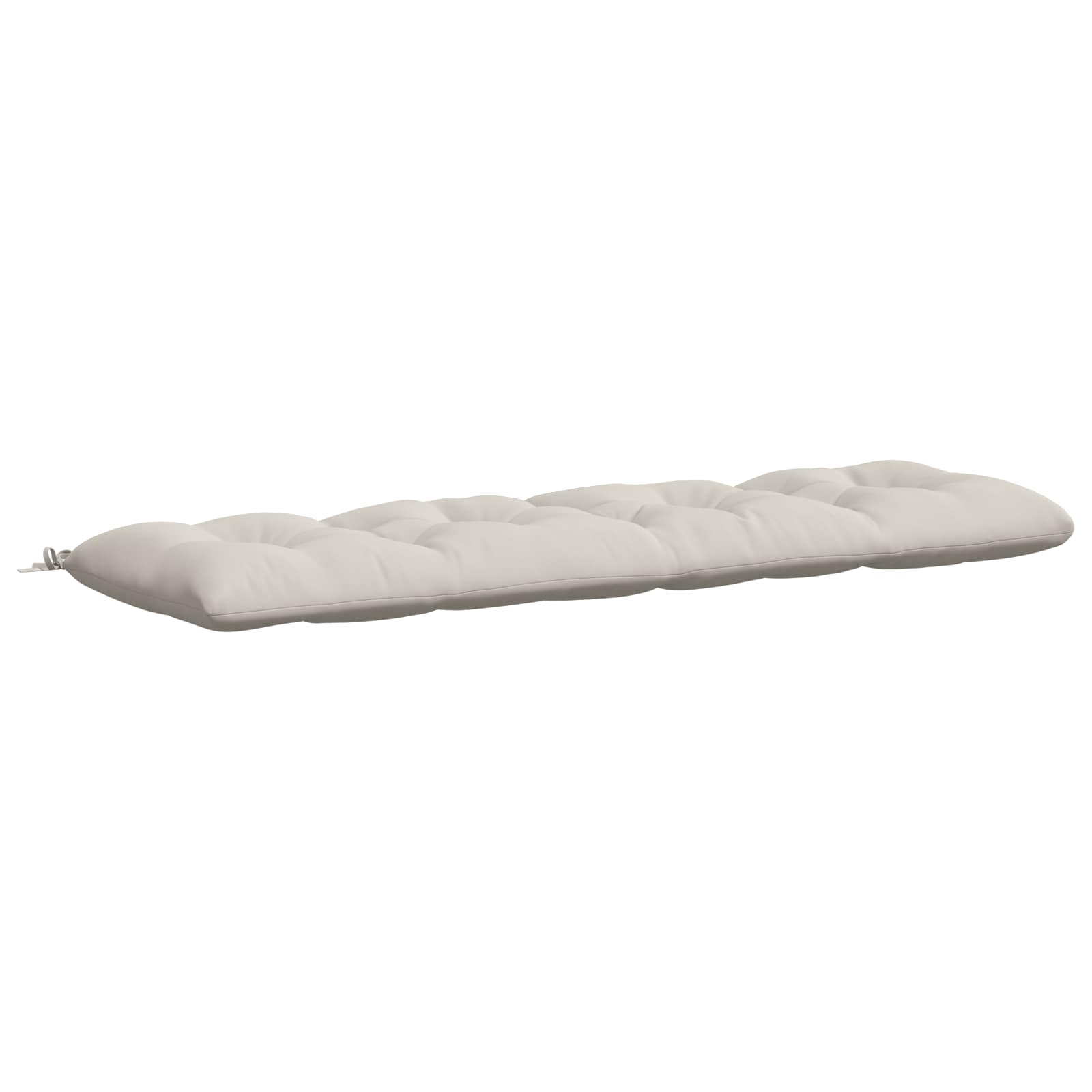 Blazina za klop VIANEN 100% poliester Bela 170 x 50 x 12 cm