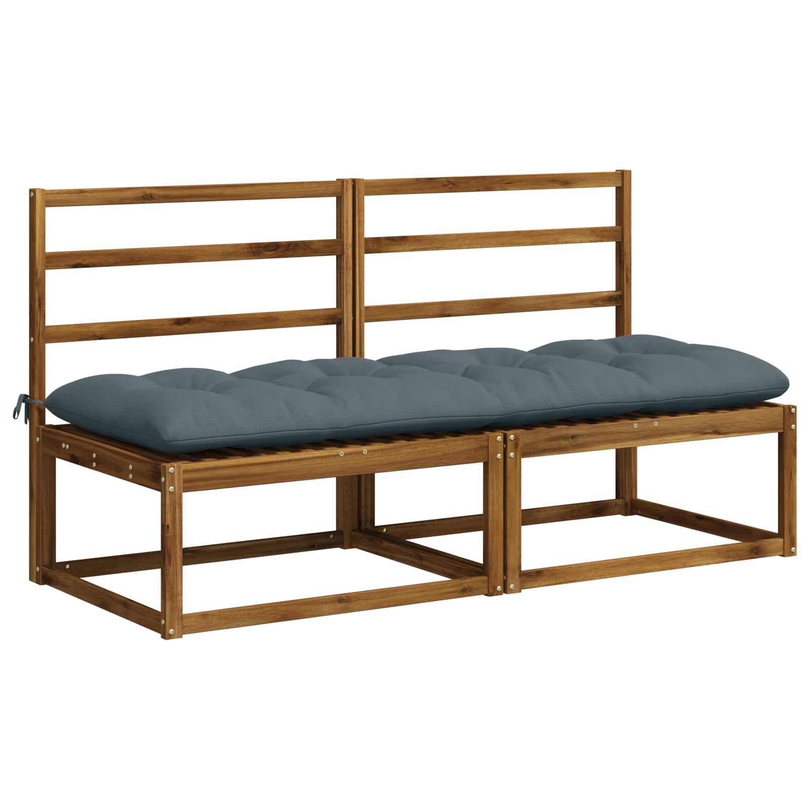 Blazina za klop VIANEN 100% poliester Modra 170 x 60 x 12 cm