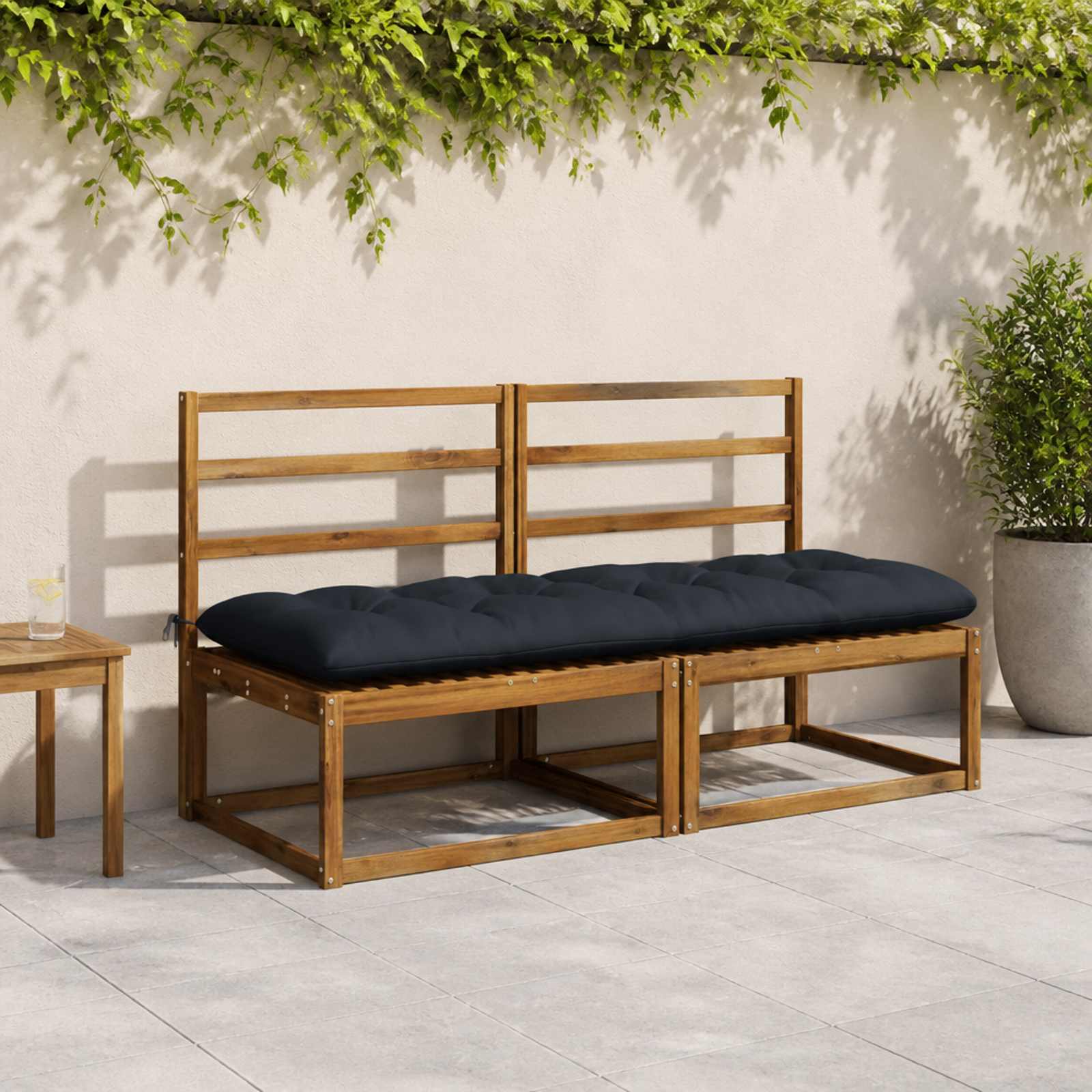 Blazina za klop VIANEN 100% poliester Temno modra