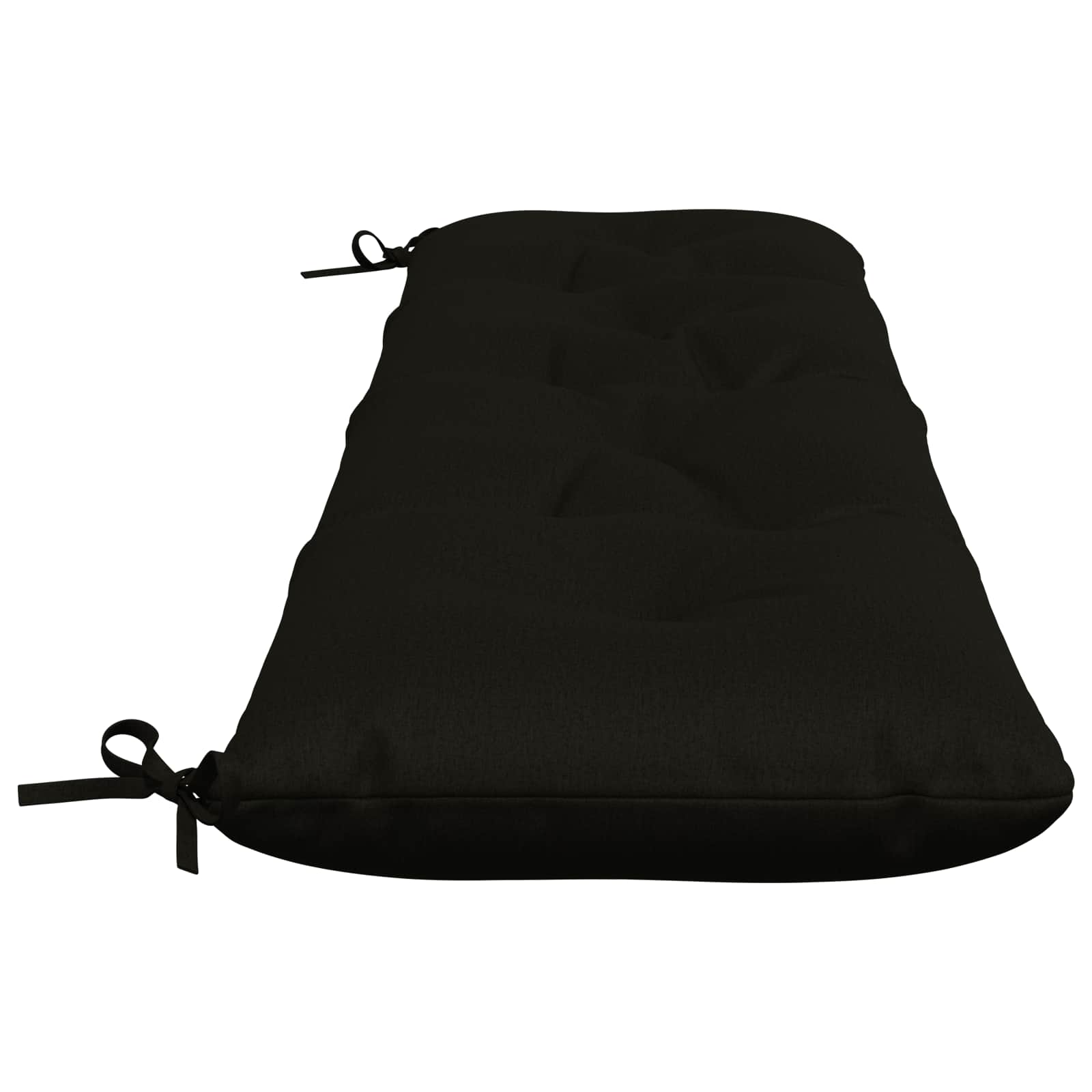 Blazina za klop VIANEN 100% poliester Črna 180 x 40 x 12 cm