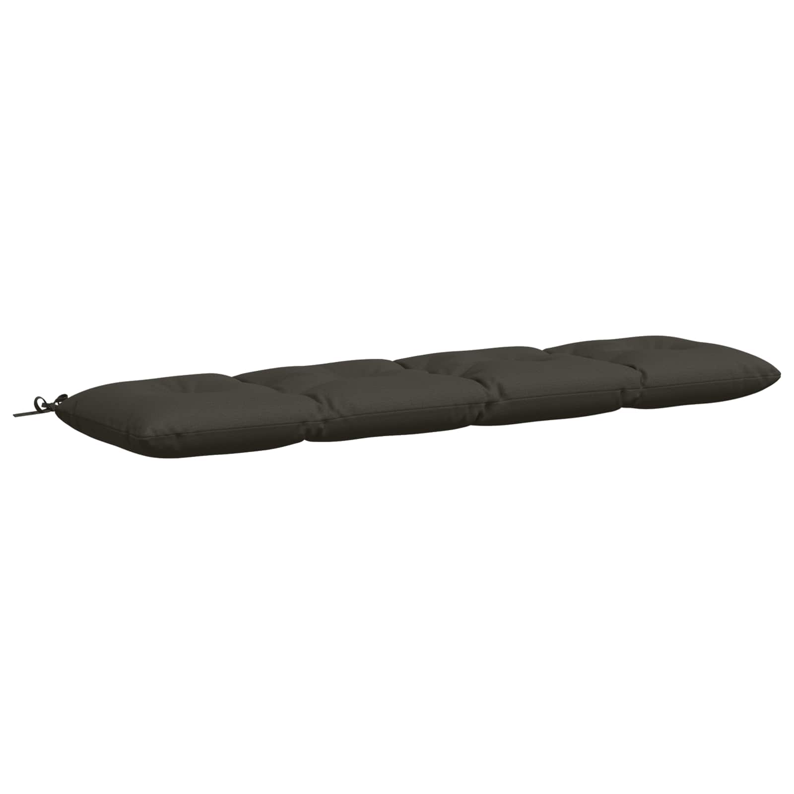 Blazina za klop VIANEN 100% poliester Antracit 180 x 40 x 12 cm