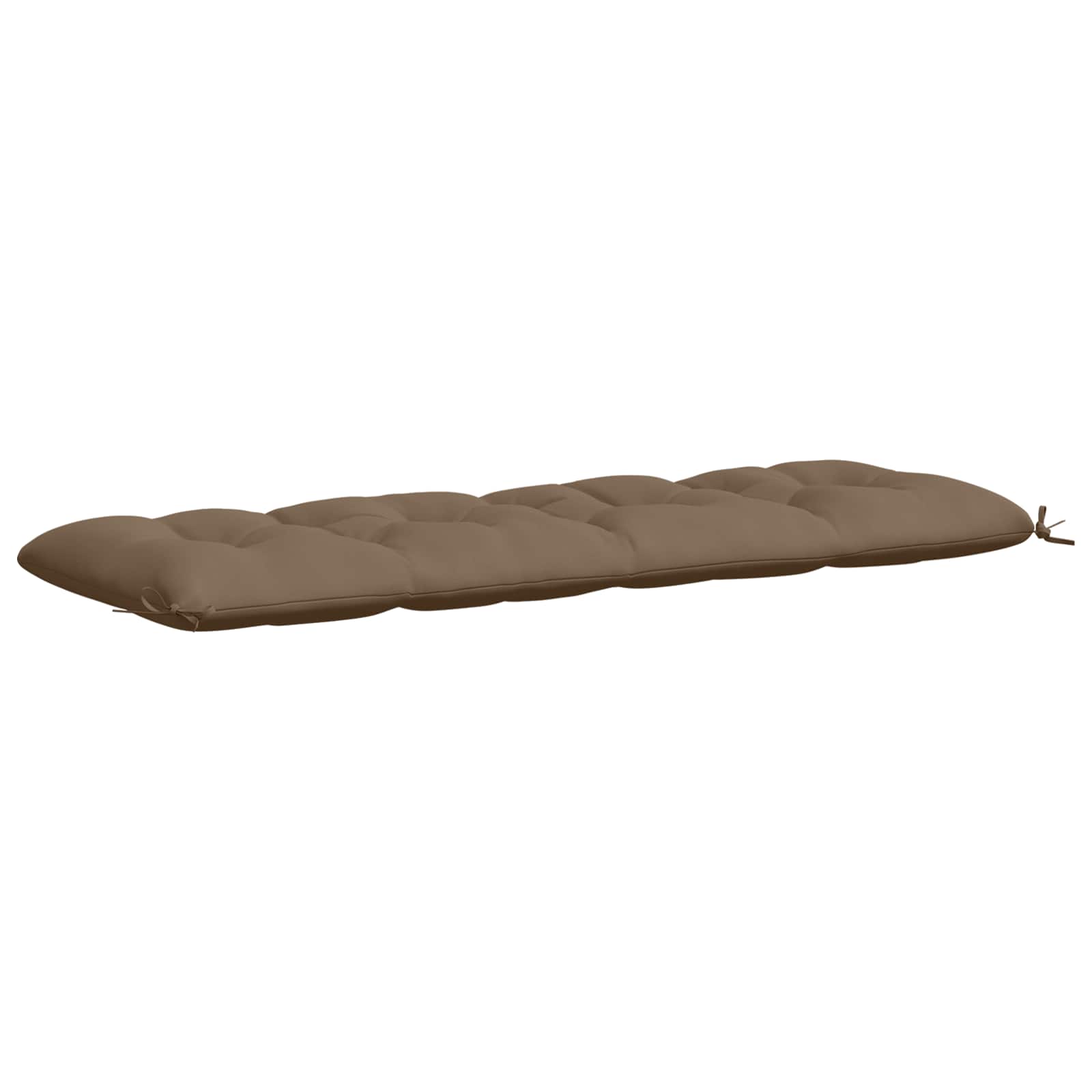 Blazina za klop VIANEN 100% poliester Taupe 180 x 60 x 12 cm