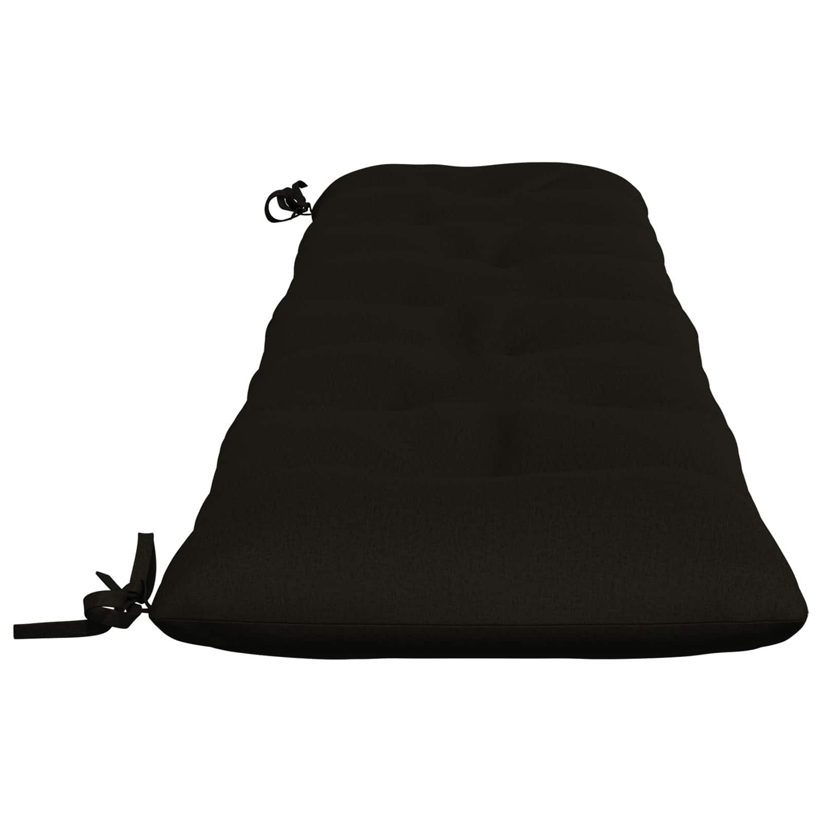 vidaXL Bank Kussens VIANEN 2 st 100% Polyester Zwart 190 x 40 x 12 cm, foto 4