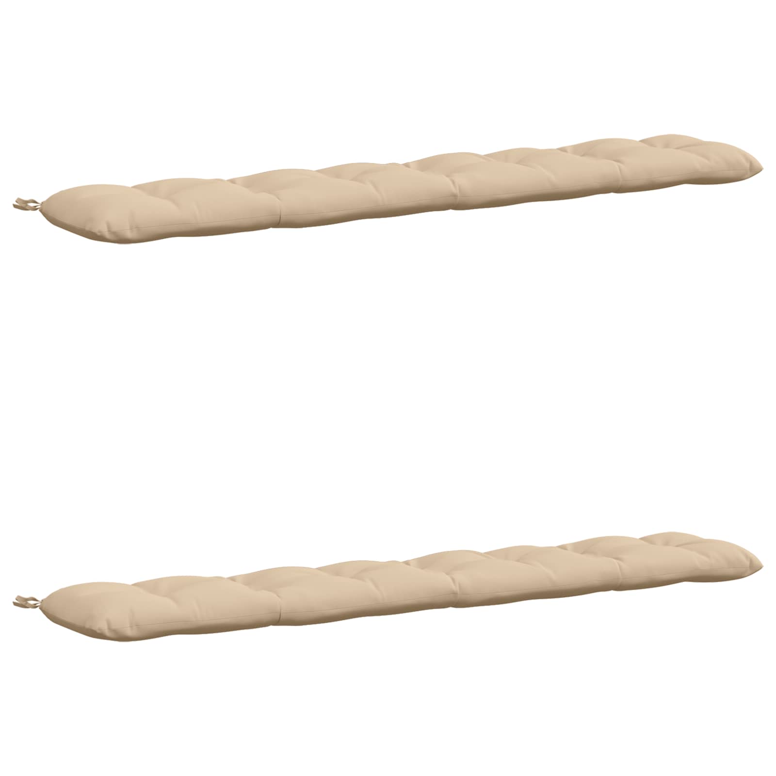 Blazine za klopi VIANEN 2 kos 100% poliester Krem