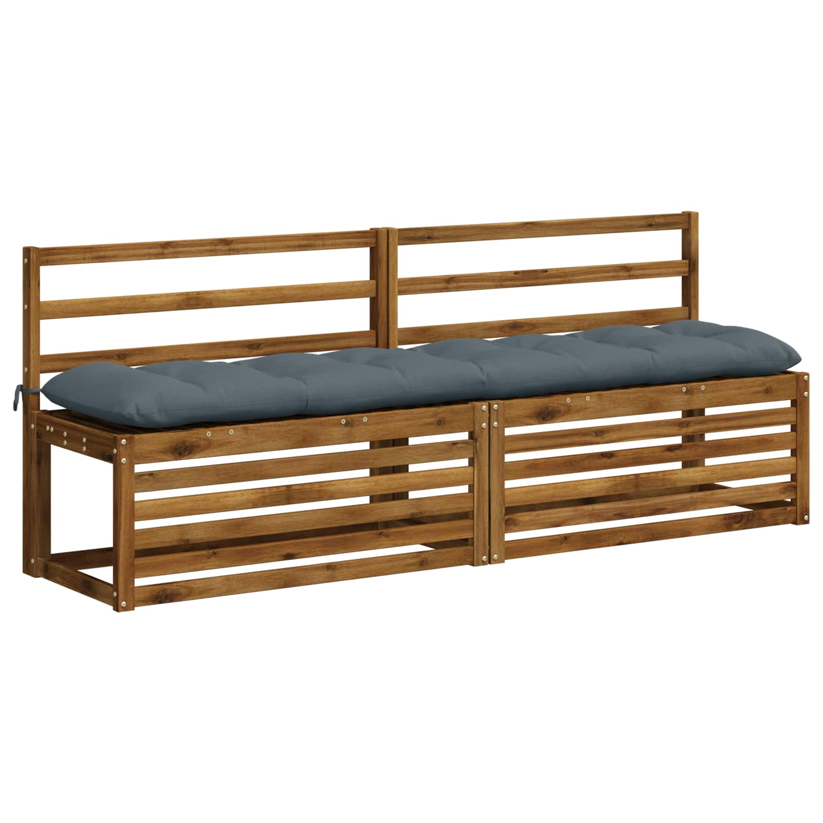 Blazina za klop VIANEN 100% poliester Modra 200 x 40 x 12 cm