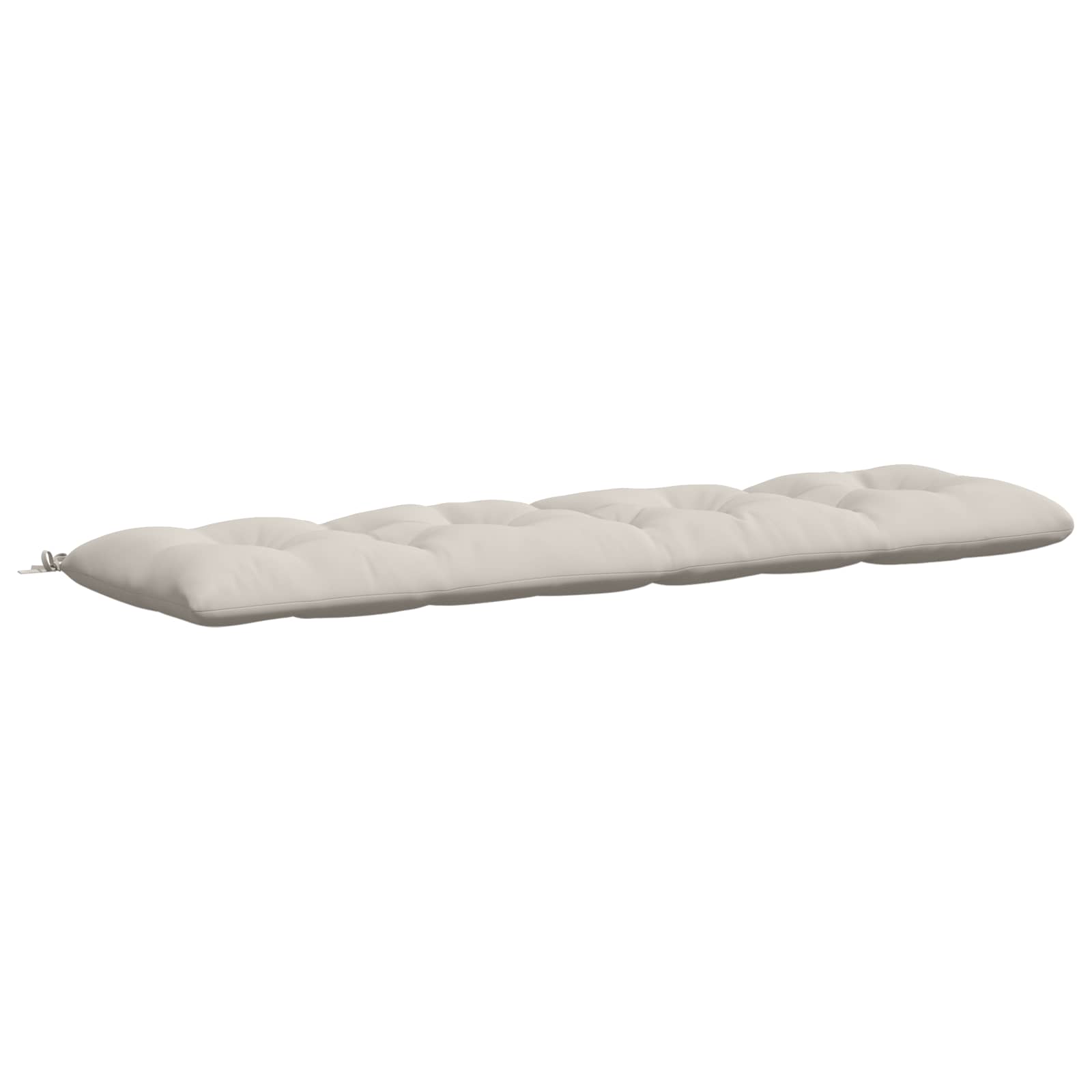 Blazina za klop VIANEN 100% poliester Bela 200 x 50 x 12 cm