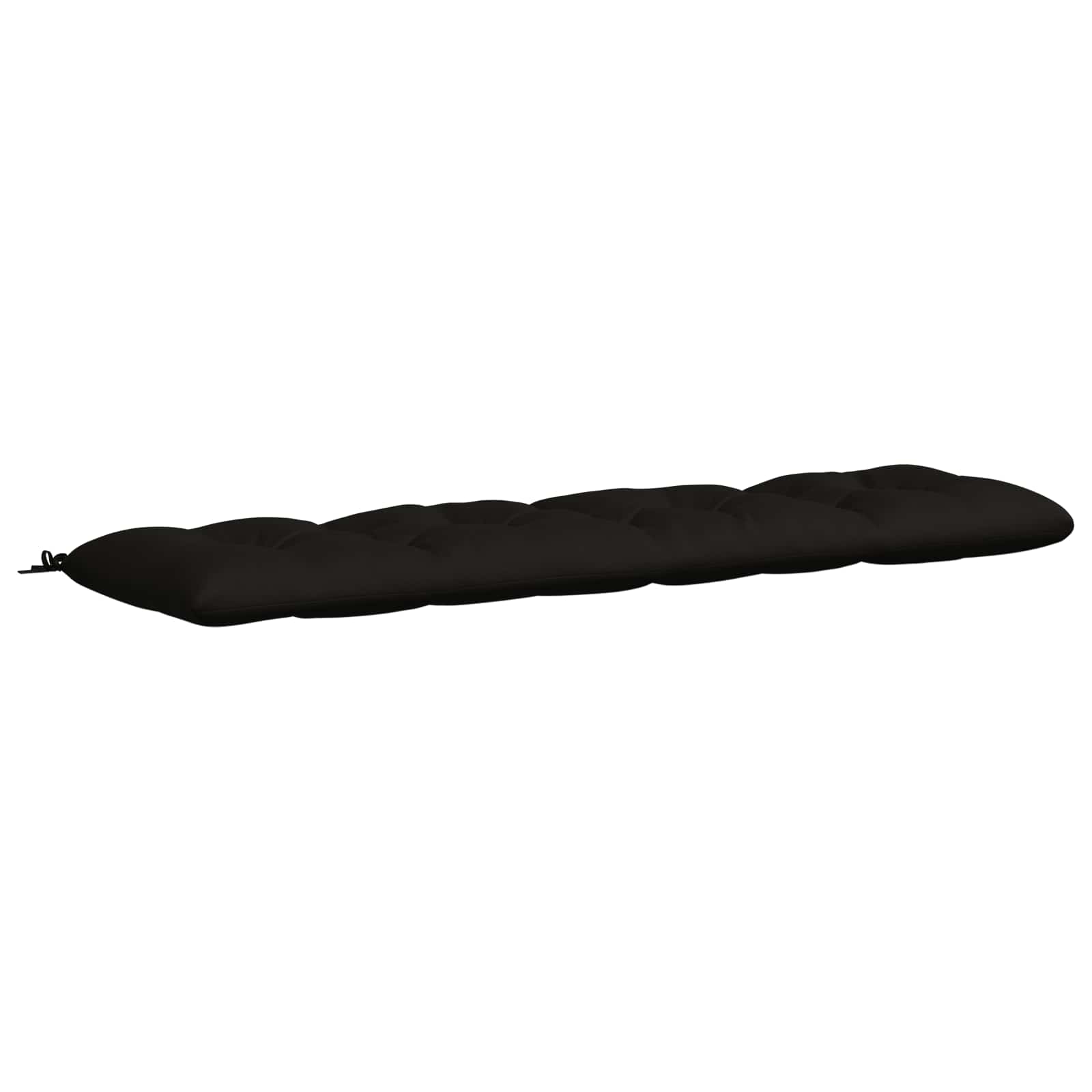 Blazina za klop VIANEN 100% poliester Črna 200 x 50 x 12 cm