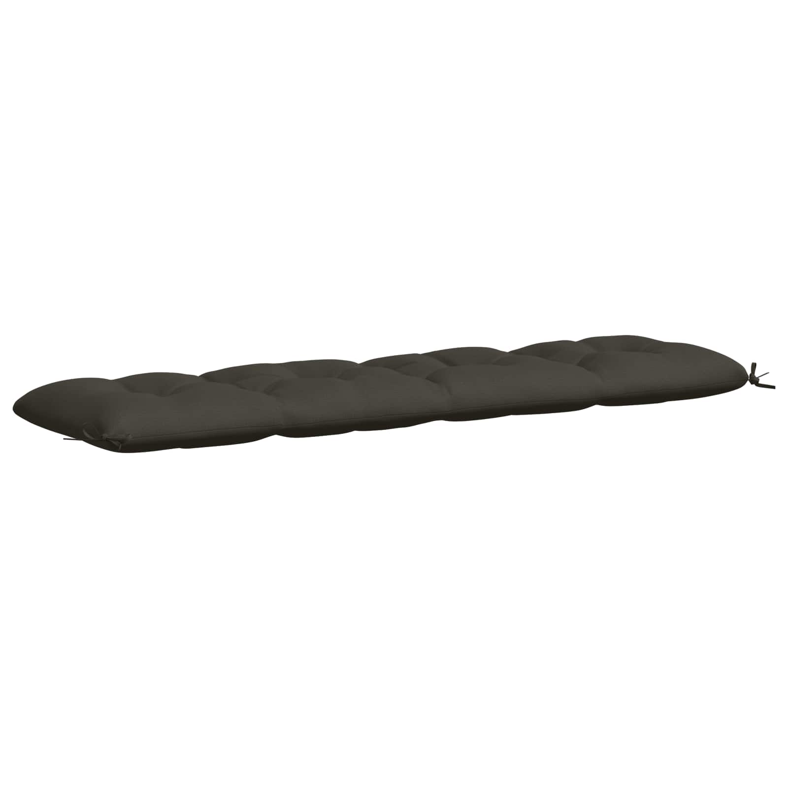 Blazina za klop VIANEN 100% poliester Antracit 200 x 50 x 12 cm