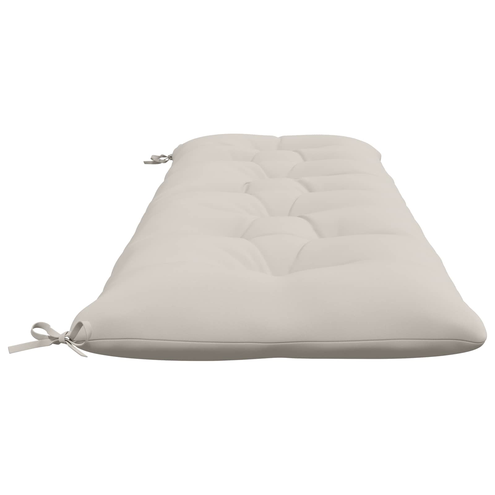 vidaXL Bank Kussens VIANEN 2 st 100% Polyester Wit 200 x 60 x 12 cm, foto 4