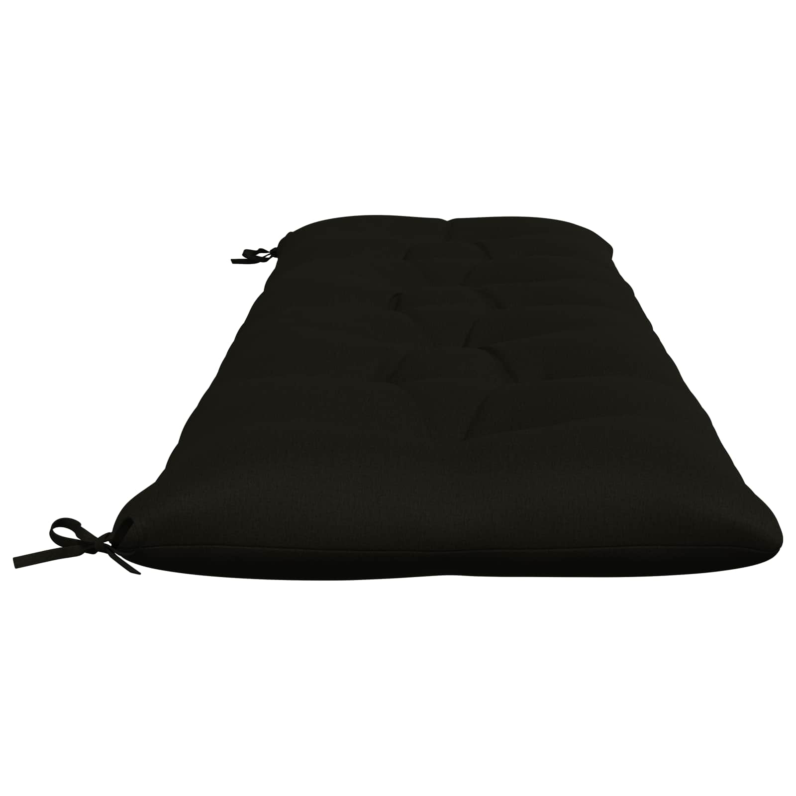 vidaXL Bank Kussens VIANEN 2 st 100% Polyester Zwart 200 x 60 x 12 cm, foto 4
