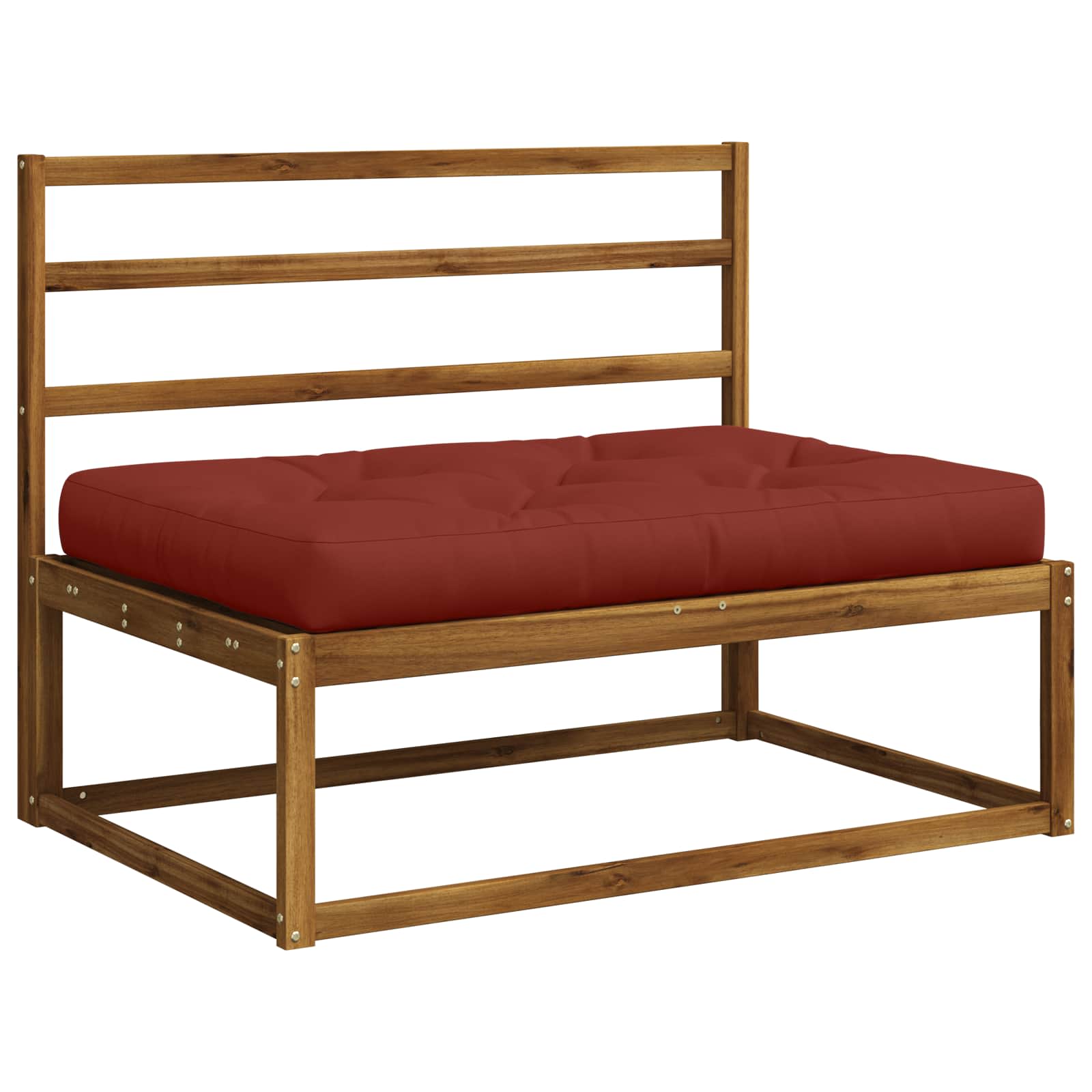 Pallet Zitkussen VIANEN 100% Polyester Rood 120 x 80 x 12 cm image 3