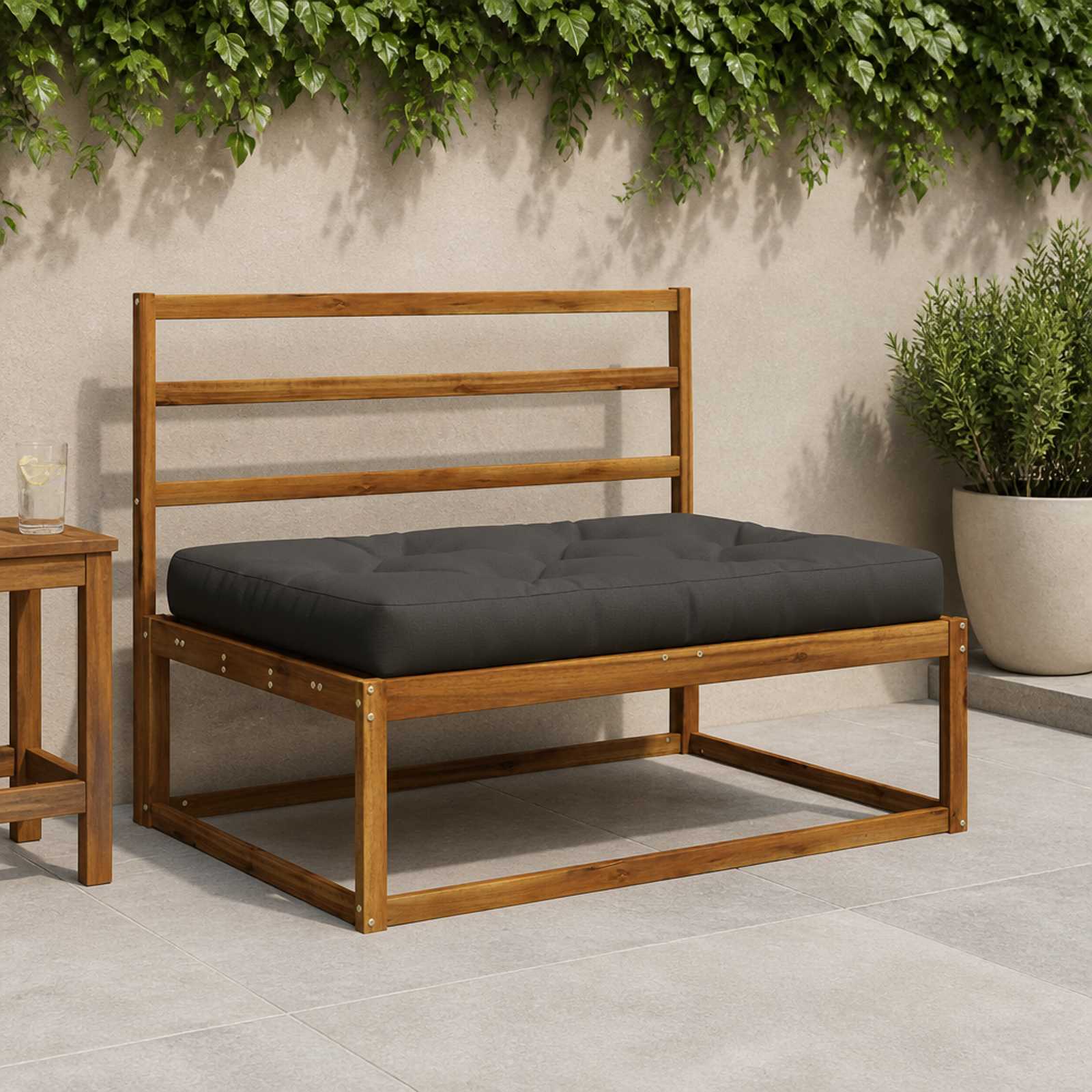 Pallet Zitkussen VIANEN 100% Polyester Antraciet image 1