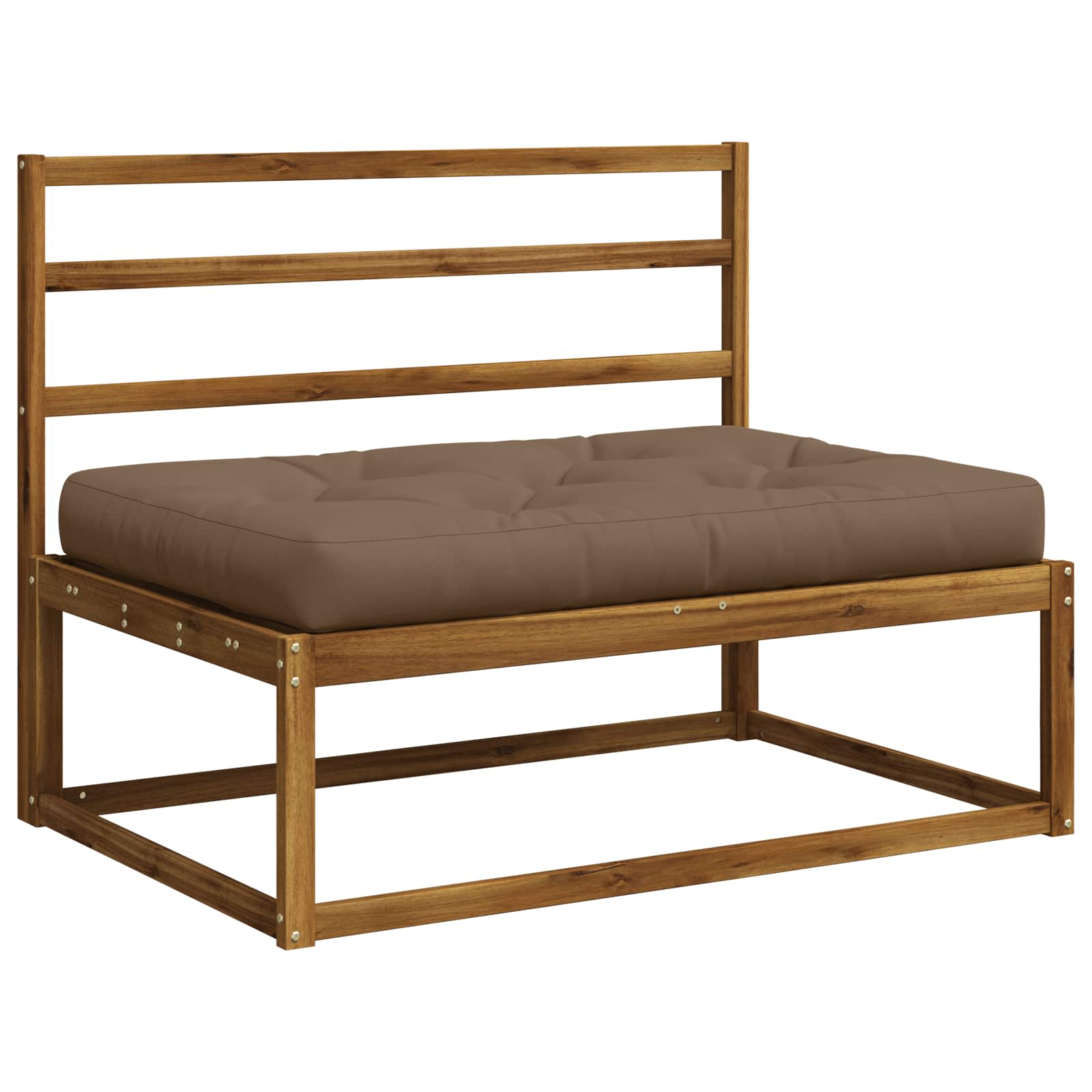 Pallet Zitkussen VIANEN 100% Polyester Taupe 120 x 60 x 12 cm image 3