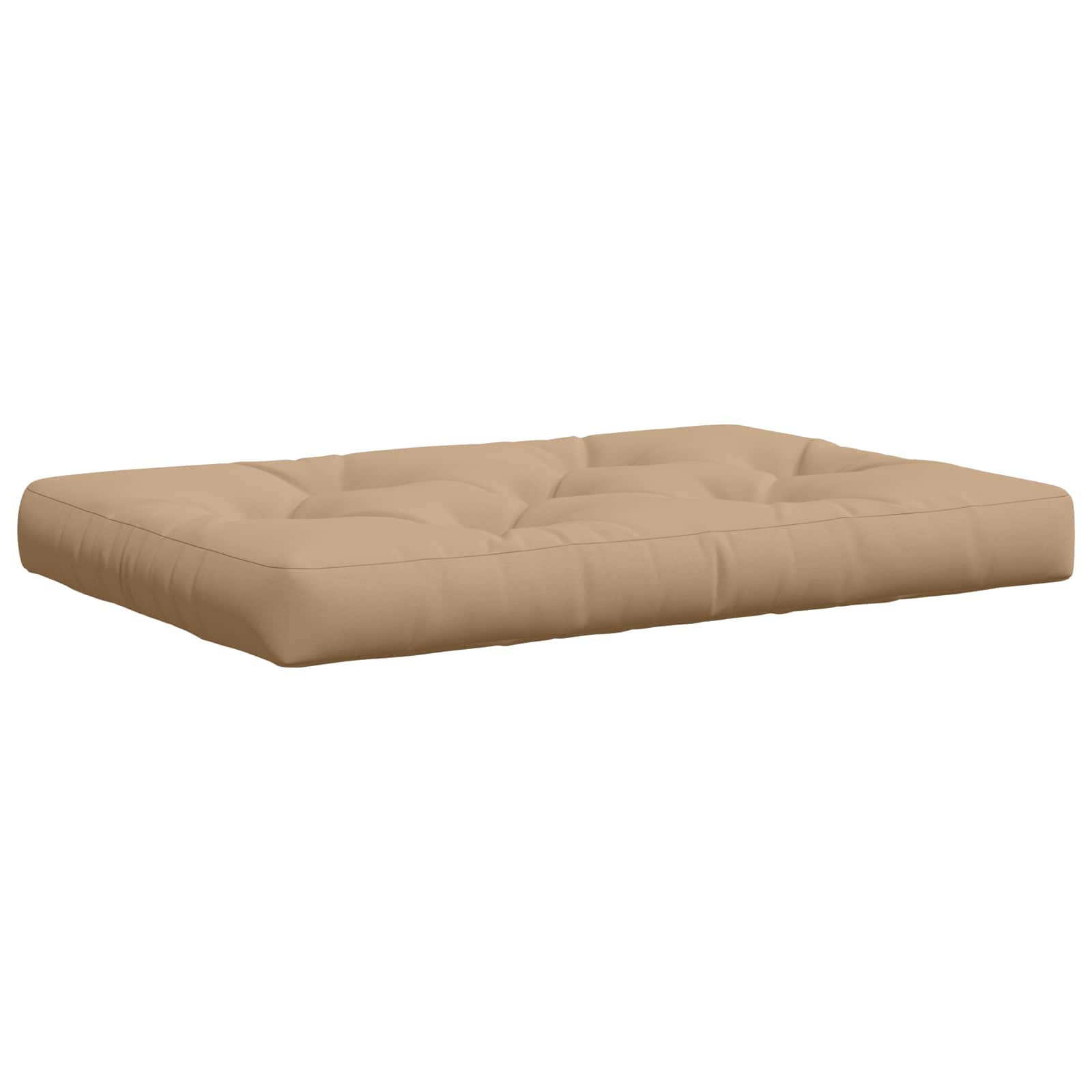 Pallet Zitkussen VIANEN 100% Polyester Zand 120 x 60 x 12 cm image 1