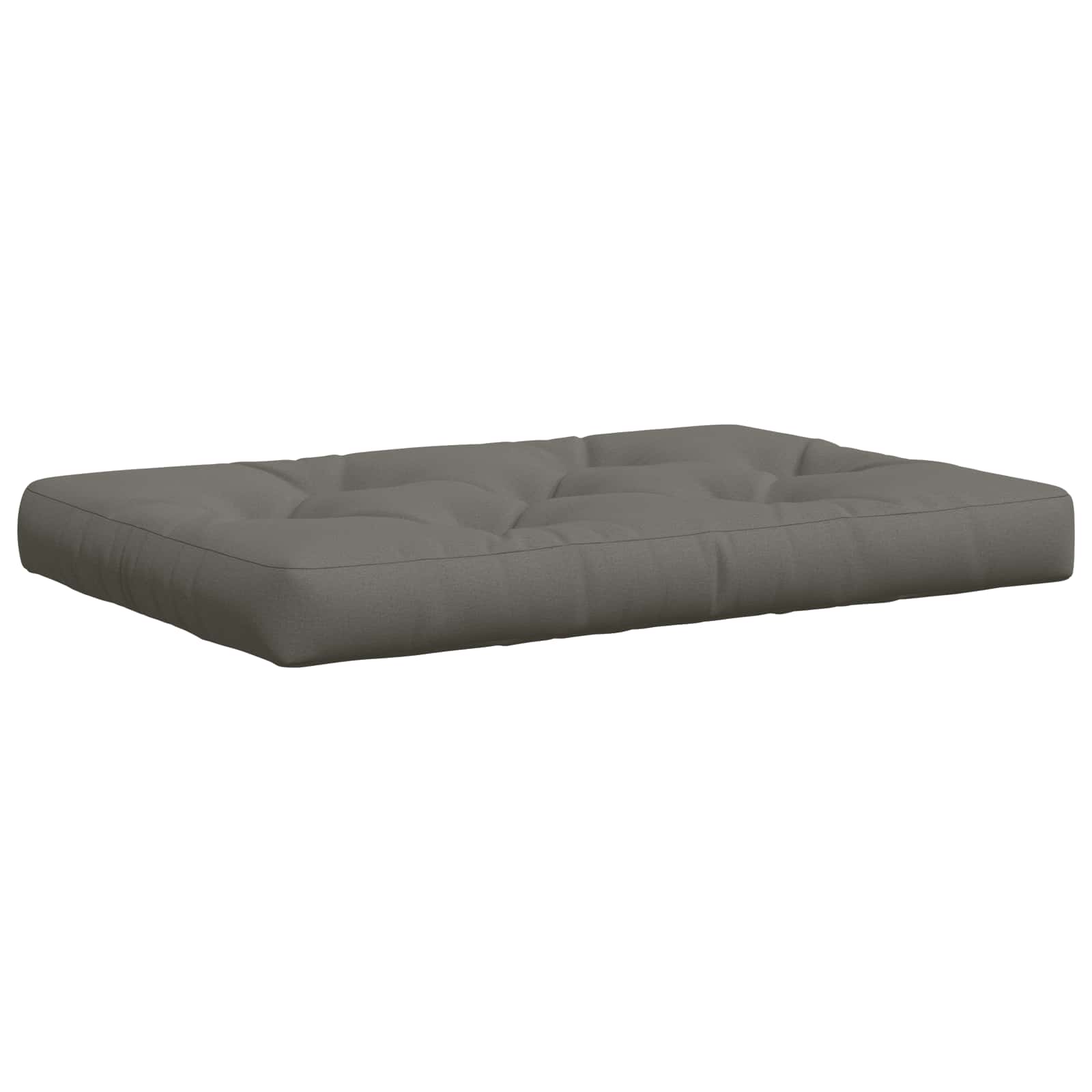 vidaXL Vankúš na paletu VIANEN 100% polyester Sivá 120 x 60 x 12 cm