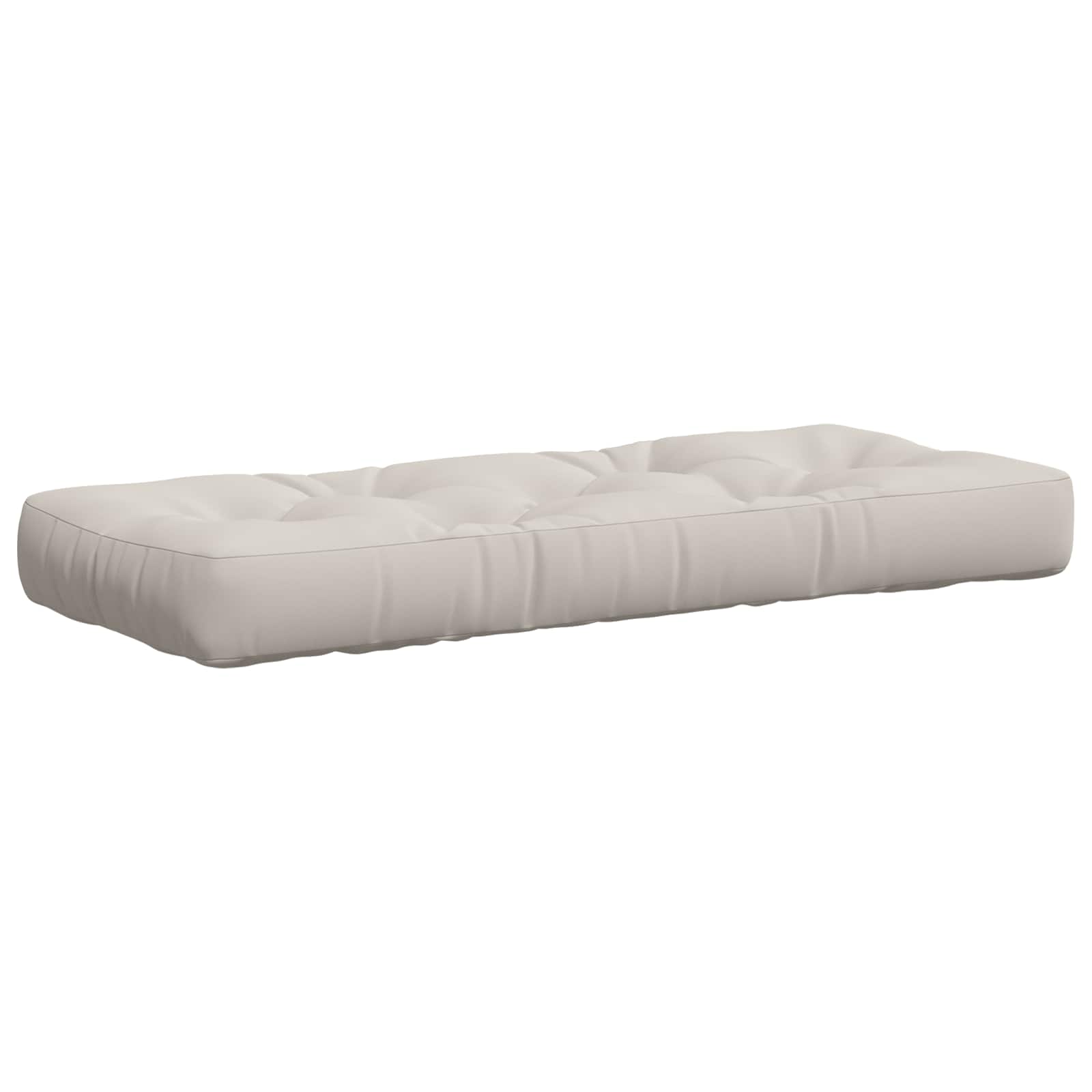 Pallet Zitkussen VIANEN 100% Polyester Wit 120 x 50 x 12 cm image 1