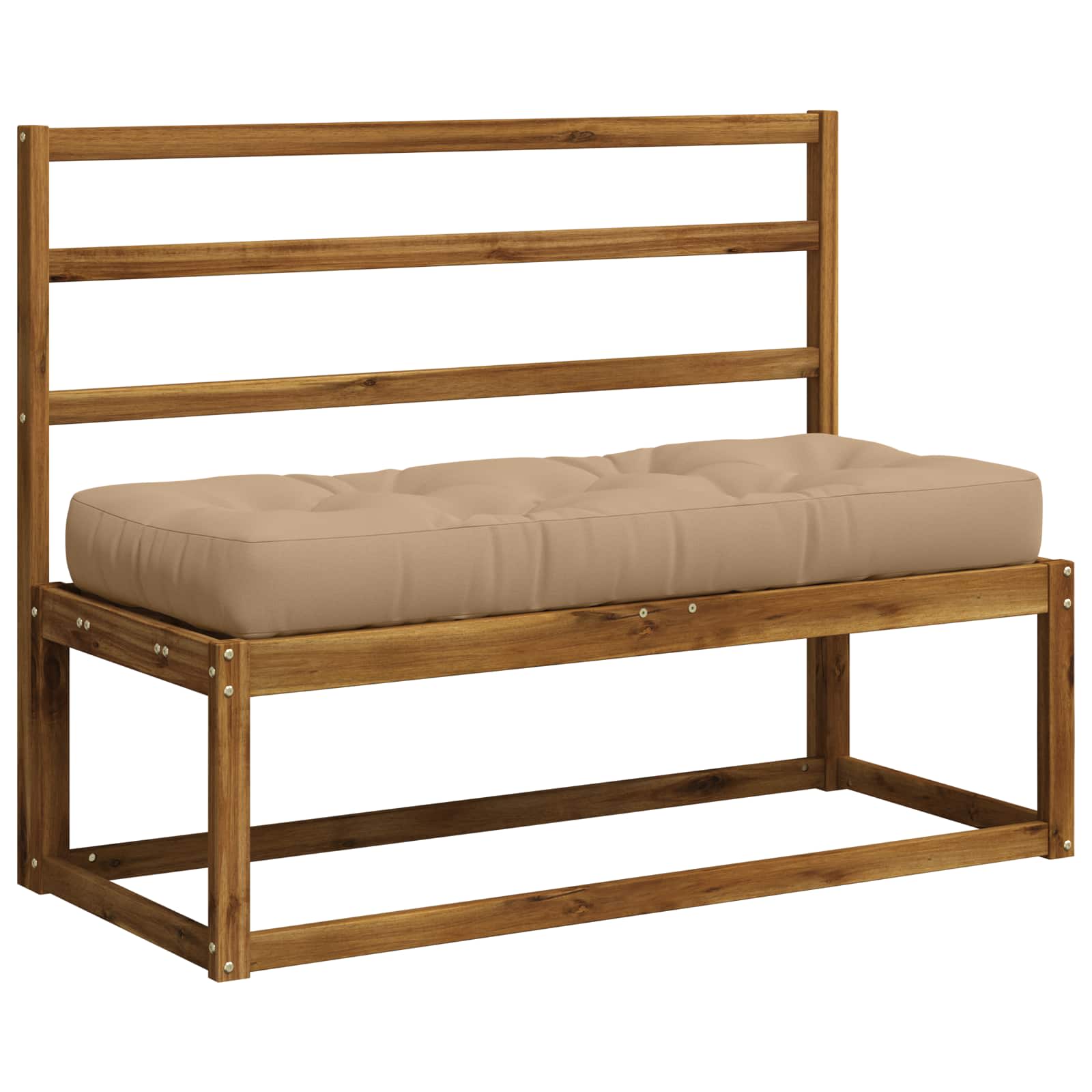 Pallet Zitkussen VIANEN 100% Polyester Zand 120 x 50 x 12 cm image 3