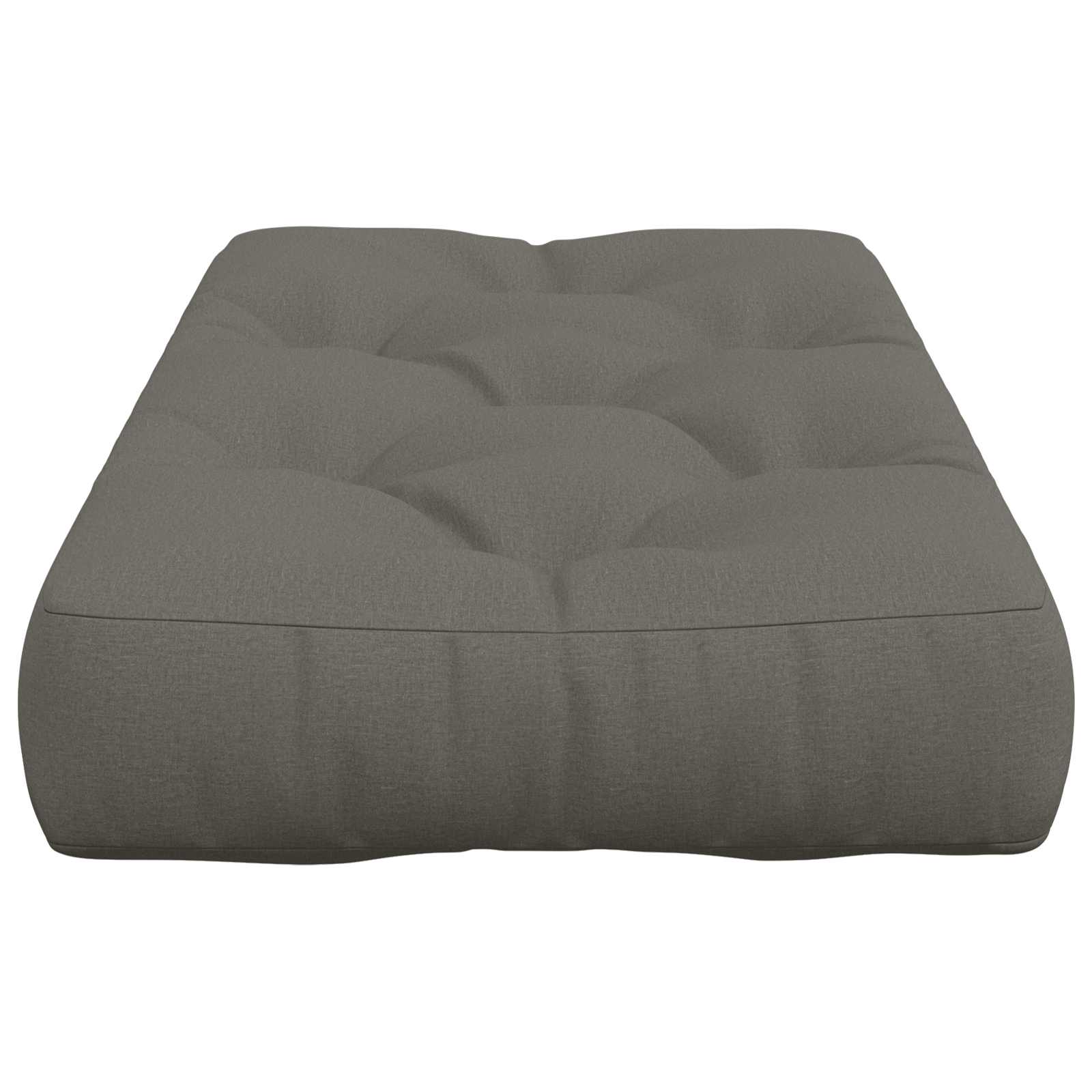 vidaXL Pallet Zitkussen VIANEN 100% Polyester Grijs 120 x 50 x 12 cm, foto 4