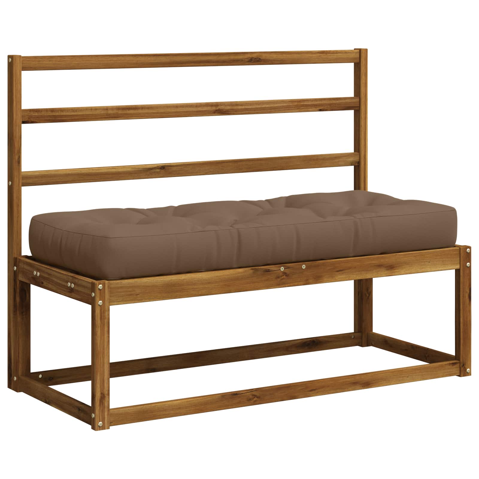 Pallet Zitkussen VIANEN 100% Polyester Taupe 120 x 40 x 12 cm image 2