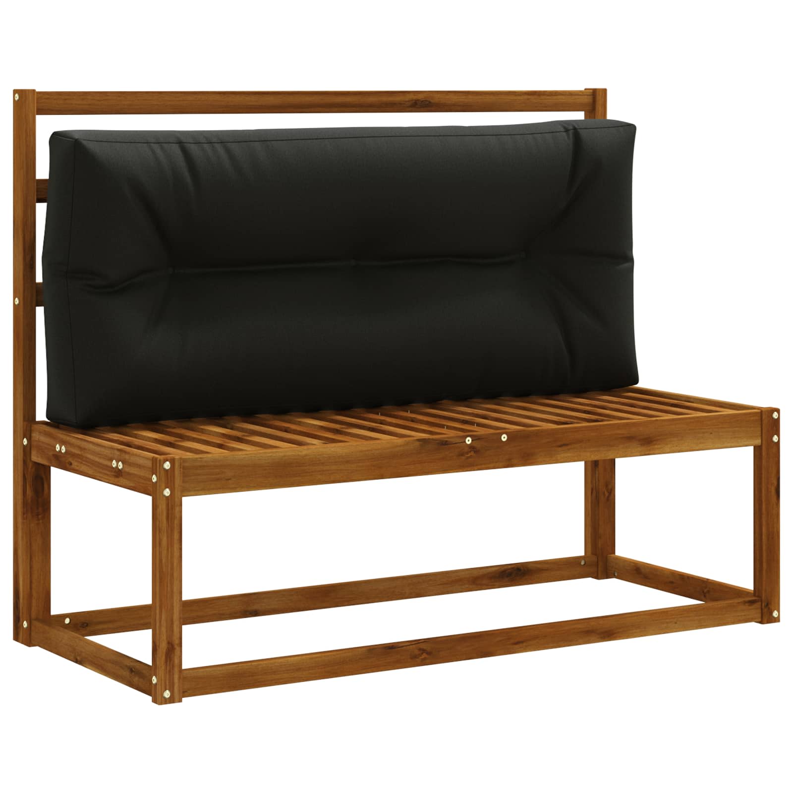 Pallet Rugkussen VIANEN 100% Polyester Zwart 120 x 40 x 12 cm image 2