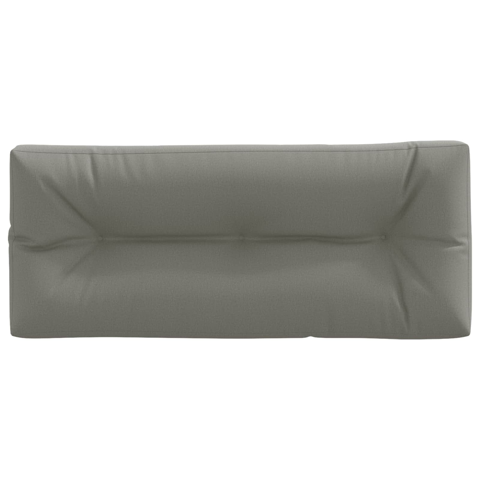 vidaXL Pallet Rugkussen VIANEN 100% Polyester Grijs 120 x 50 x 12 cm, foto 4