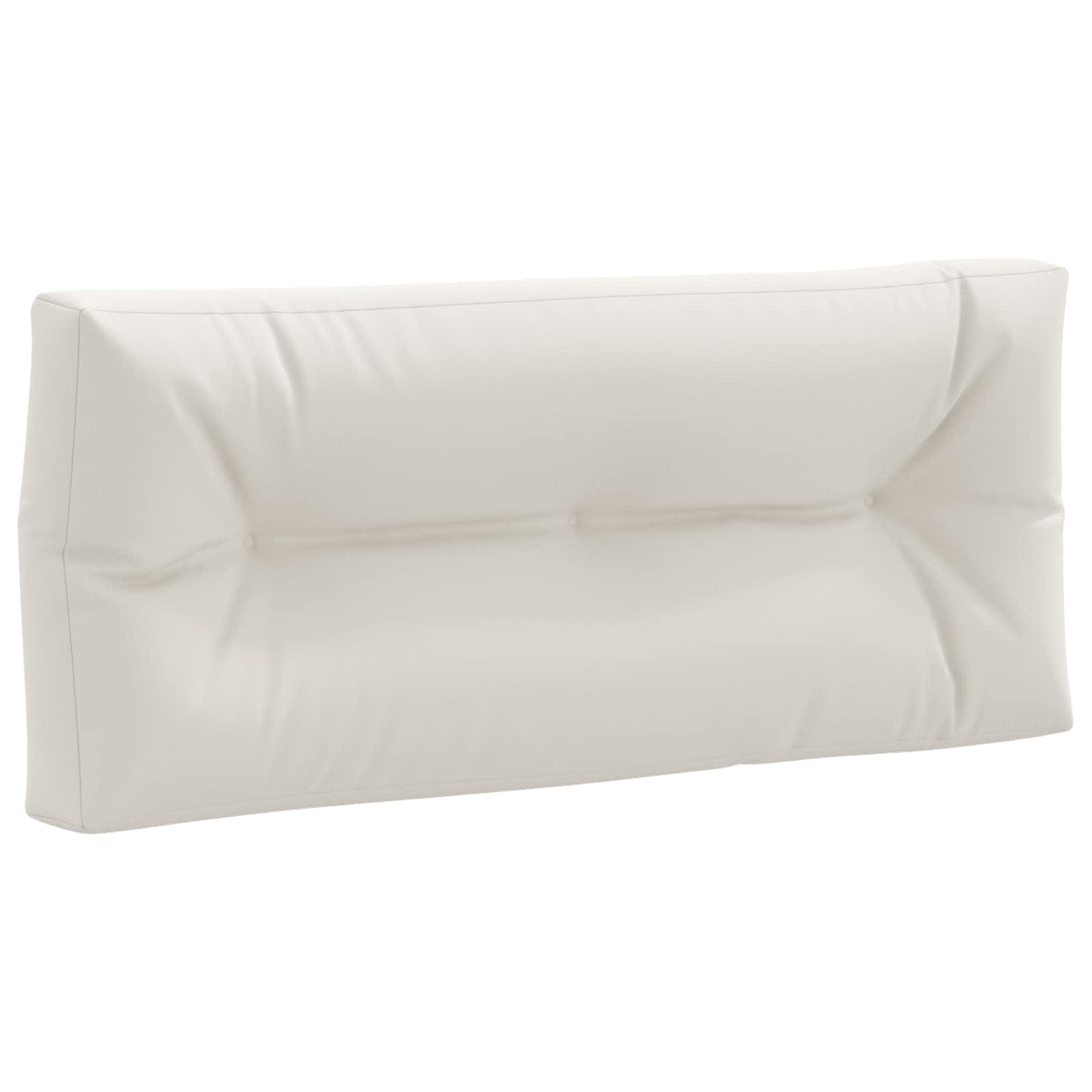 Pallet Rugkussen VIANEN 100% Polyester Wit 120 x 60 x 12 cm image 1