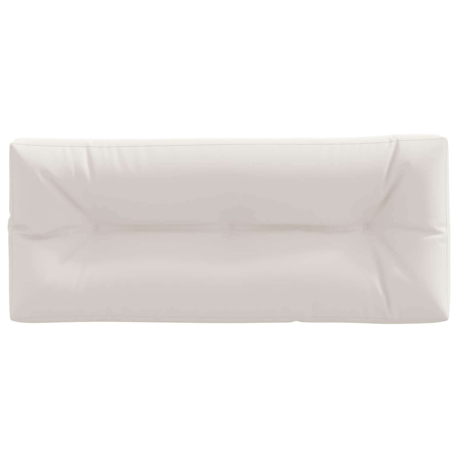 Pallet Rugkussen VIANEN 100% Polyester Wit 120 x 60 x 12 cm image 3