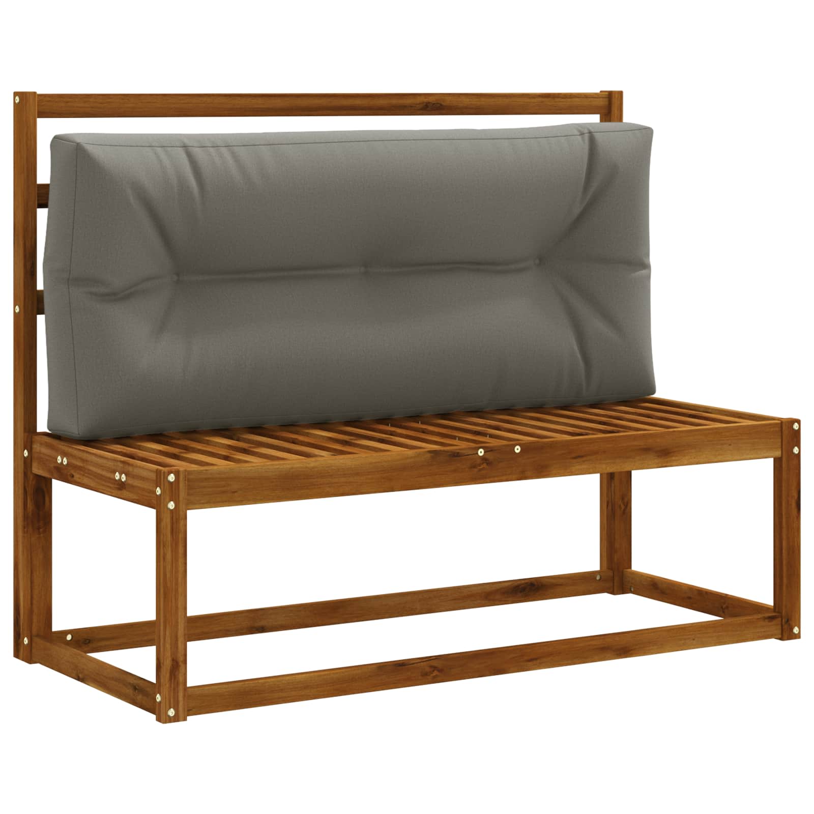 Pallet Rugkussen VIANEN 100% Polyester Grijs 120 x 60 x 12 cm image 2