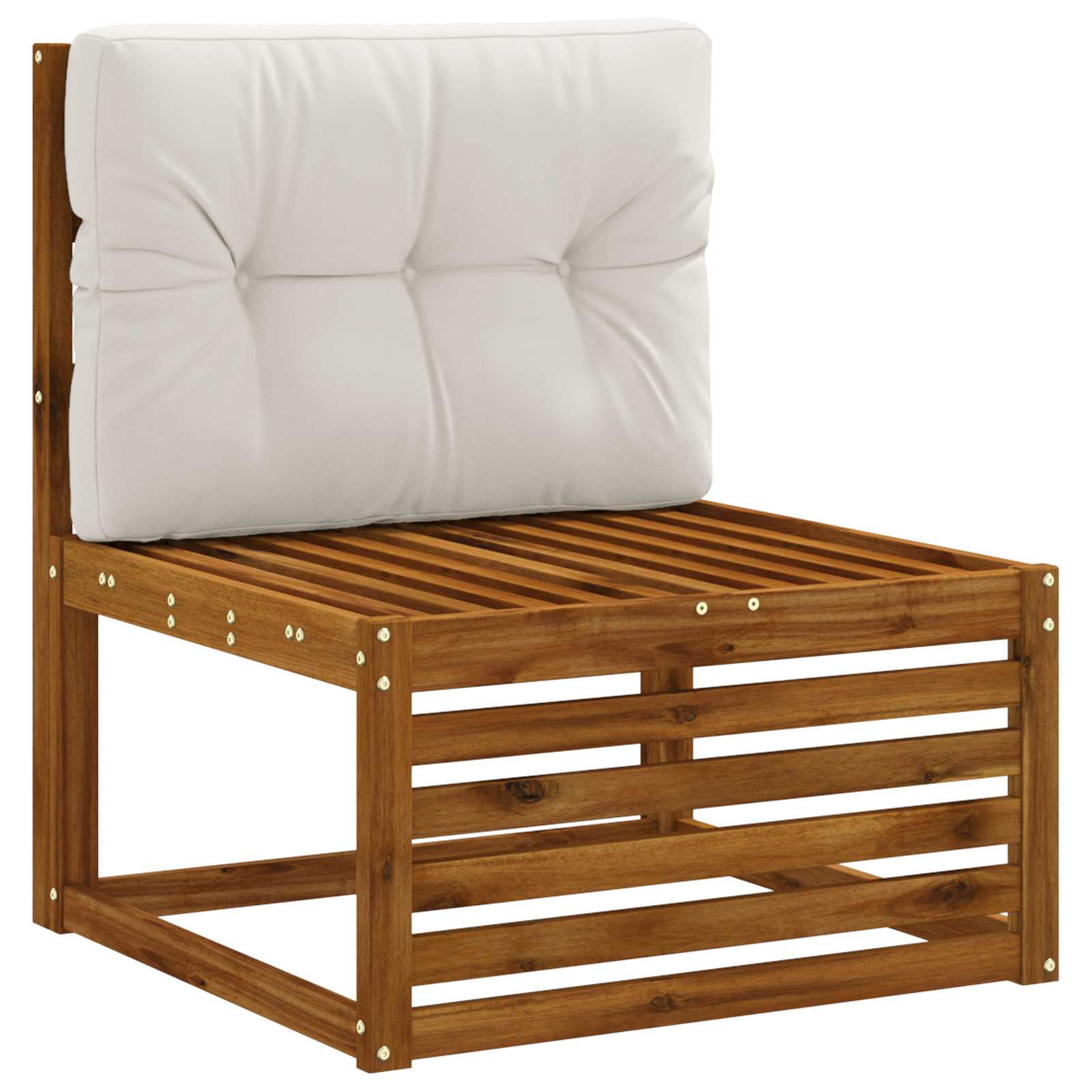 Pallet Rugkussen VIANEN 100% Polyester Wit 70 x 60 x 12 cm image 3
