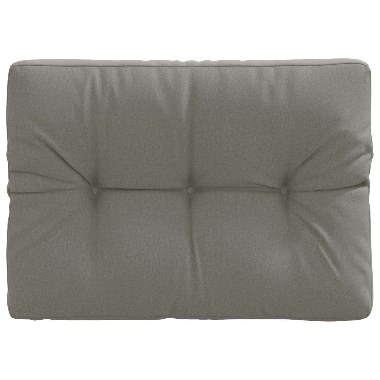 vidaXL Pallet Rugkussen VIANEN 100% Polyester Grijs 70 x 60 x 12 cm, foto 4