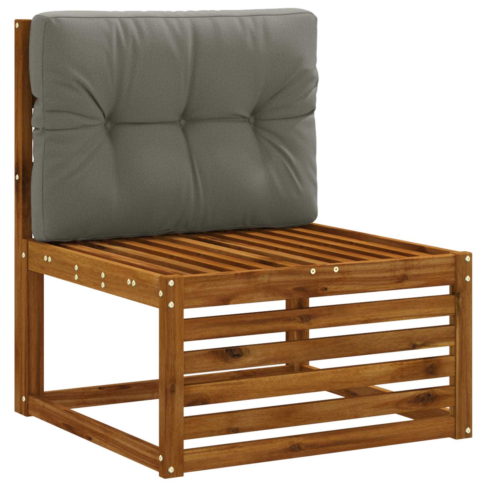 Pallet Rugkussen VIANEN 100% Polyester Grijs 70 x 60 x 12 cm image 2