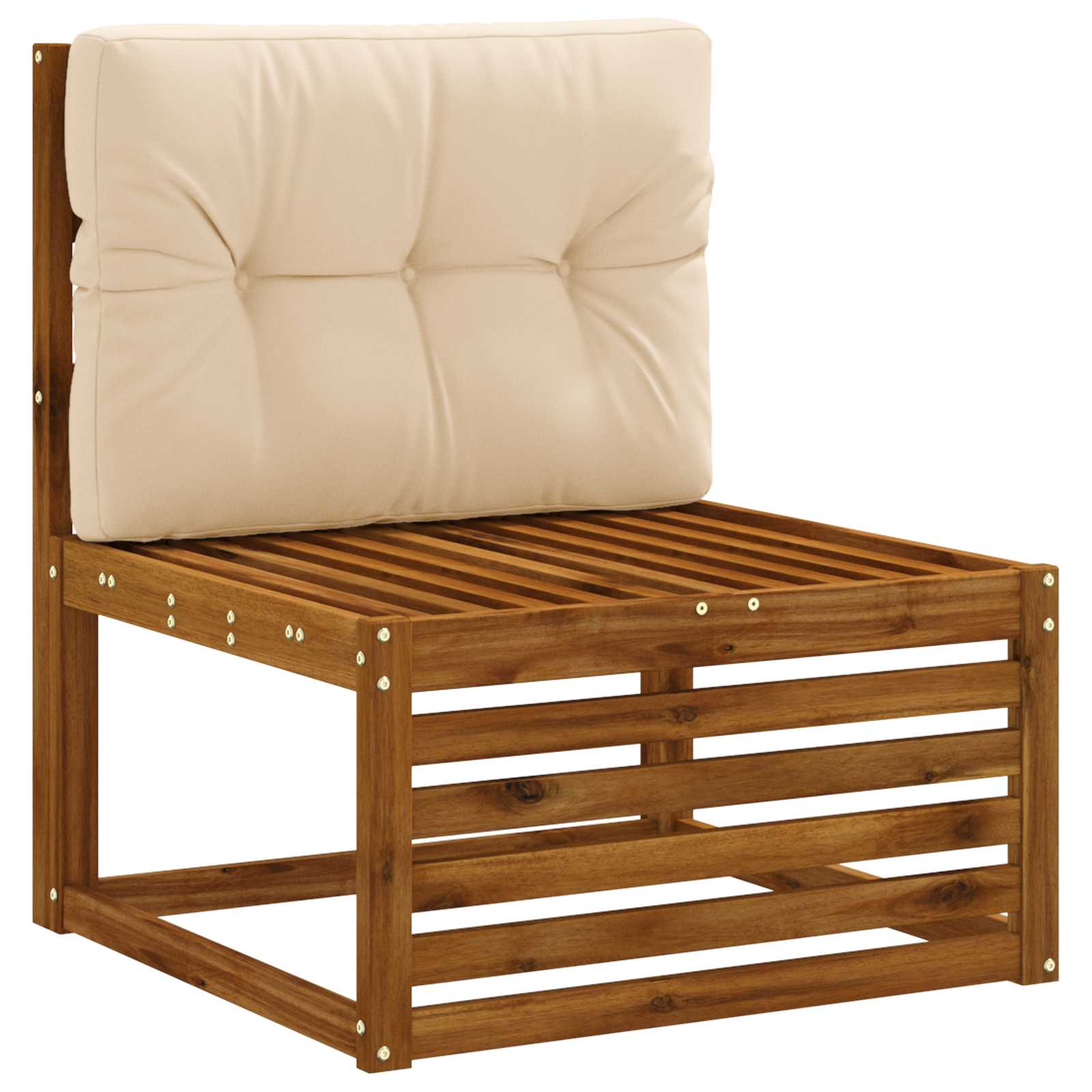 Pallet Rugkussen VIANEN 100% Polyester Crèmekleurig image 2