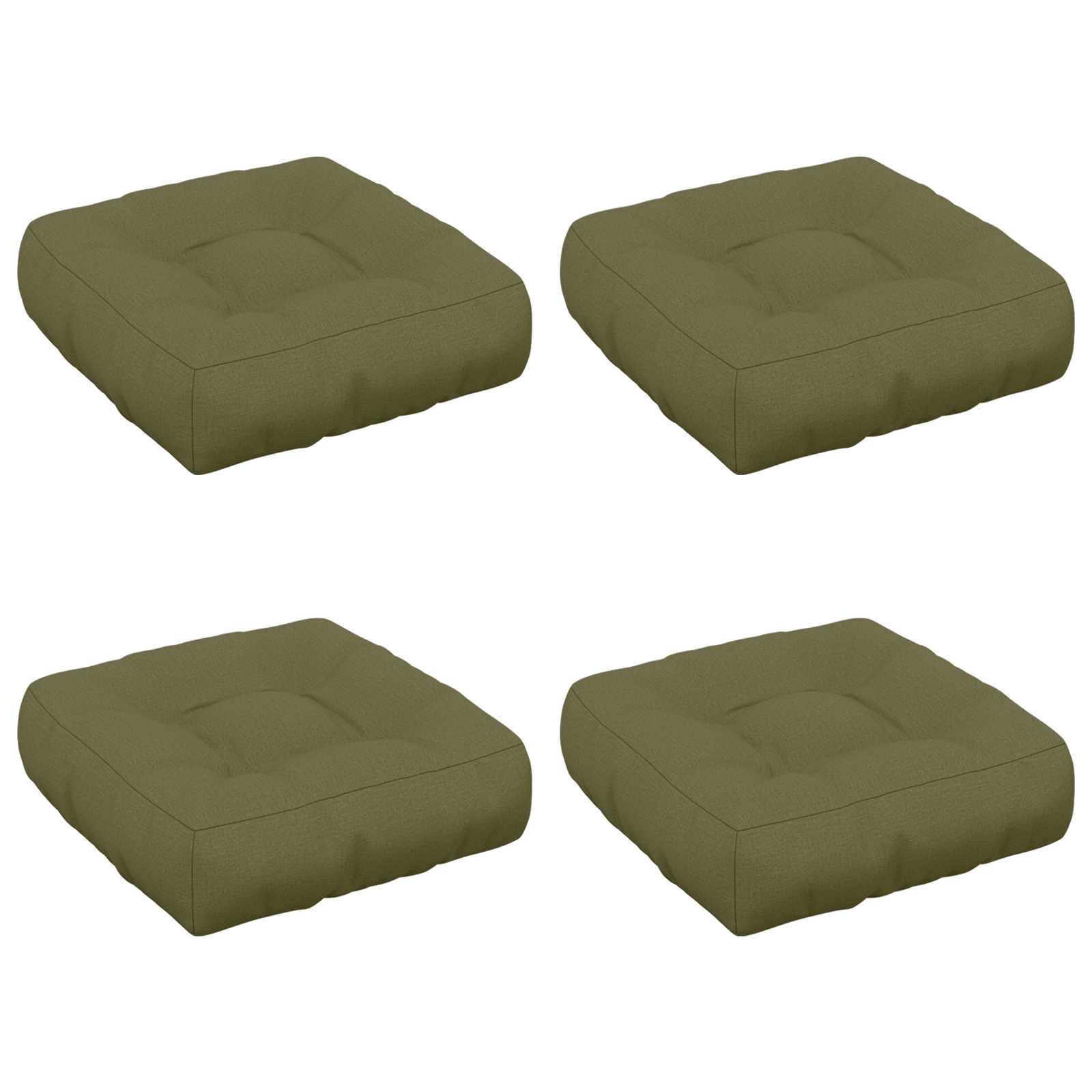 4-Piece Zitkussens VIANEN 4 pcs 100% Polyester Olijfgroen image 2