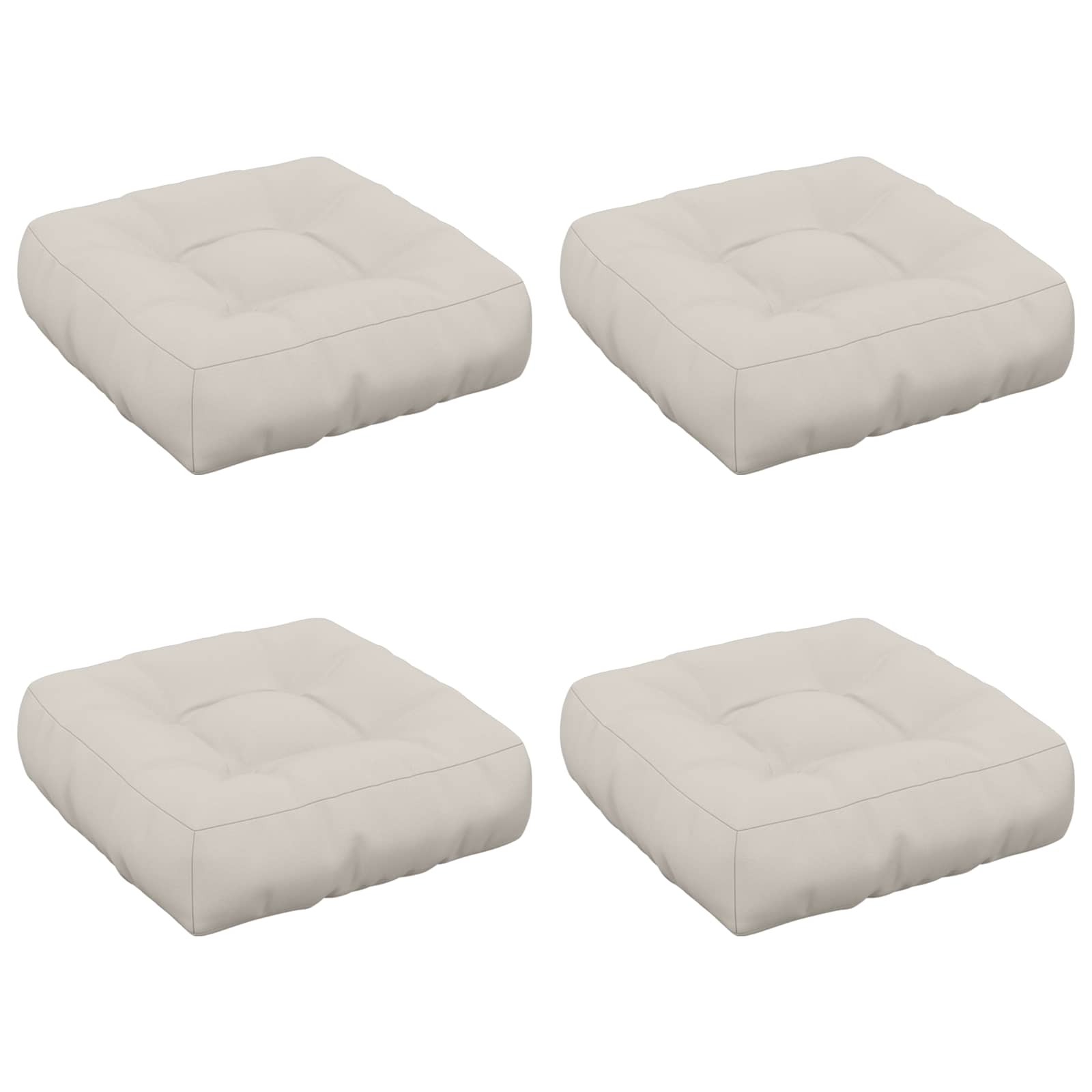 4-Piece Zitkussens VIANEN 4 pcs 100% Polyester Wit image 2