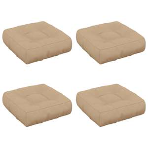 vidaXL 4-osalised istepad VIANEN 4 pcs 100% Pol&uuml;ester Liivakarva