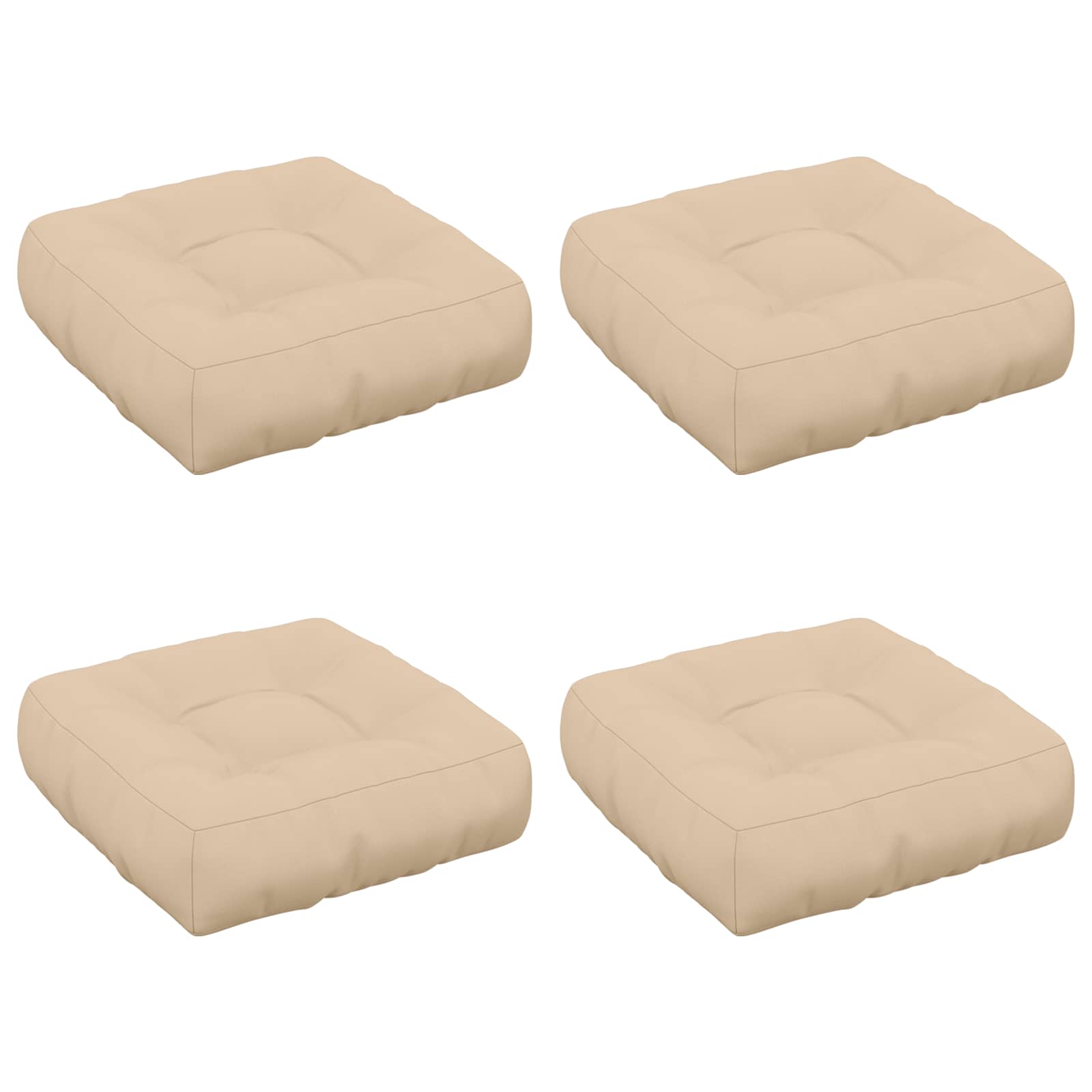 4-Piece Zitkussens VIANEN 4 pcs 100% Polyester Crèmekleurig image 2