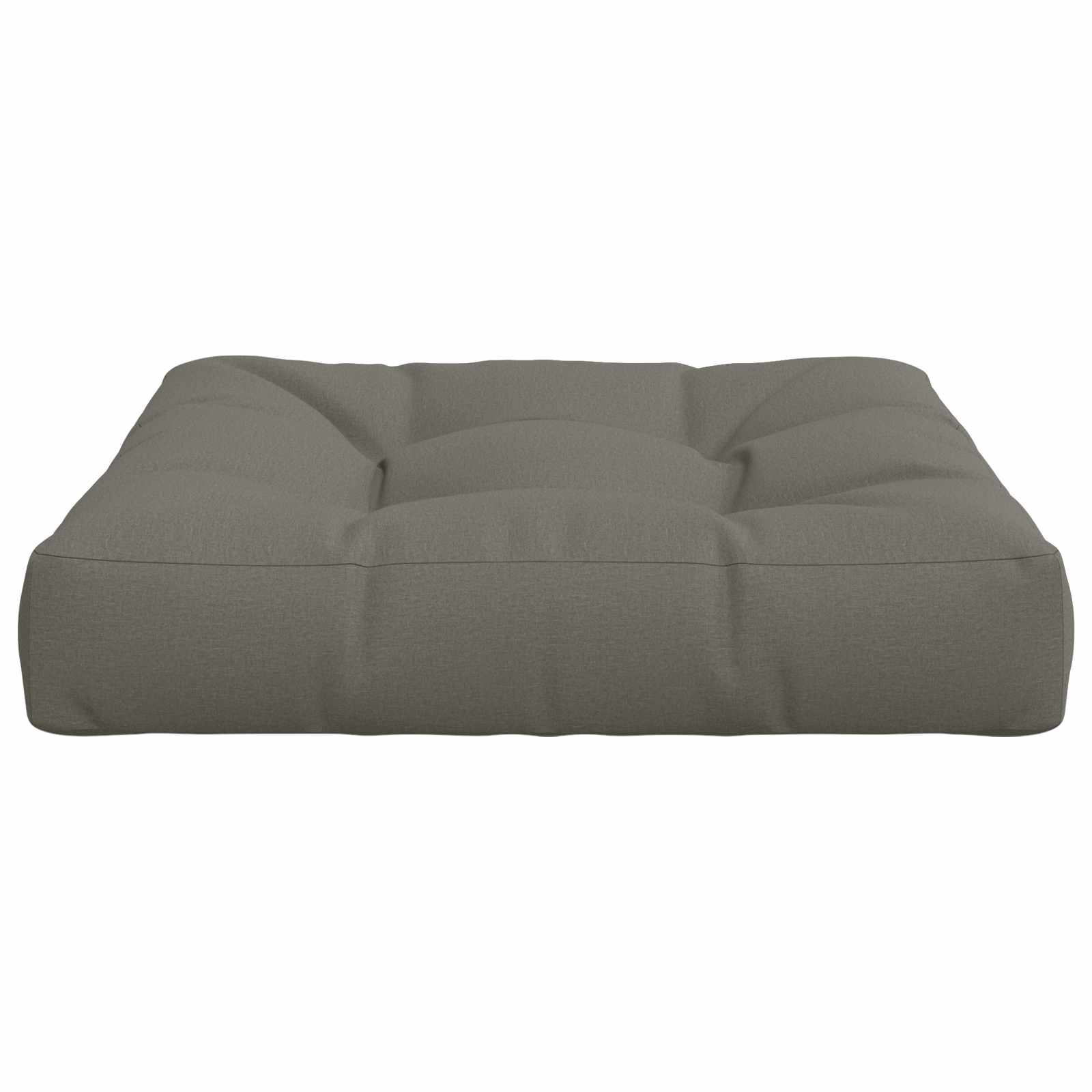 vidaXL 1-Piece Zitkussen VIANEN 100% Polyester Grijs 80 x 80 x 12 cm, foto 4